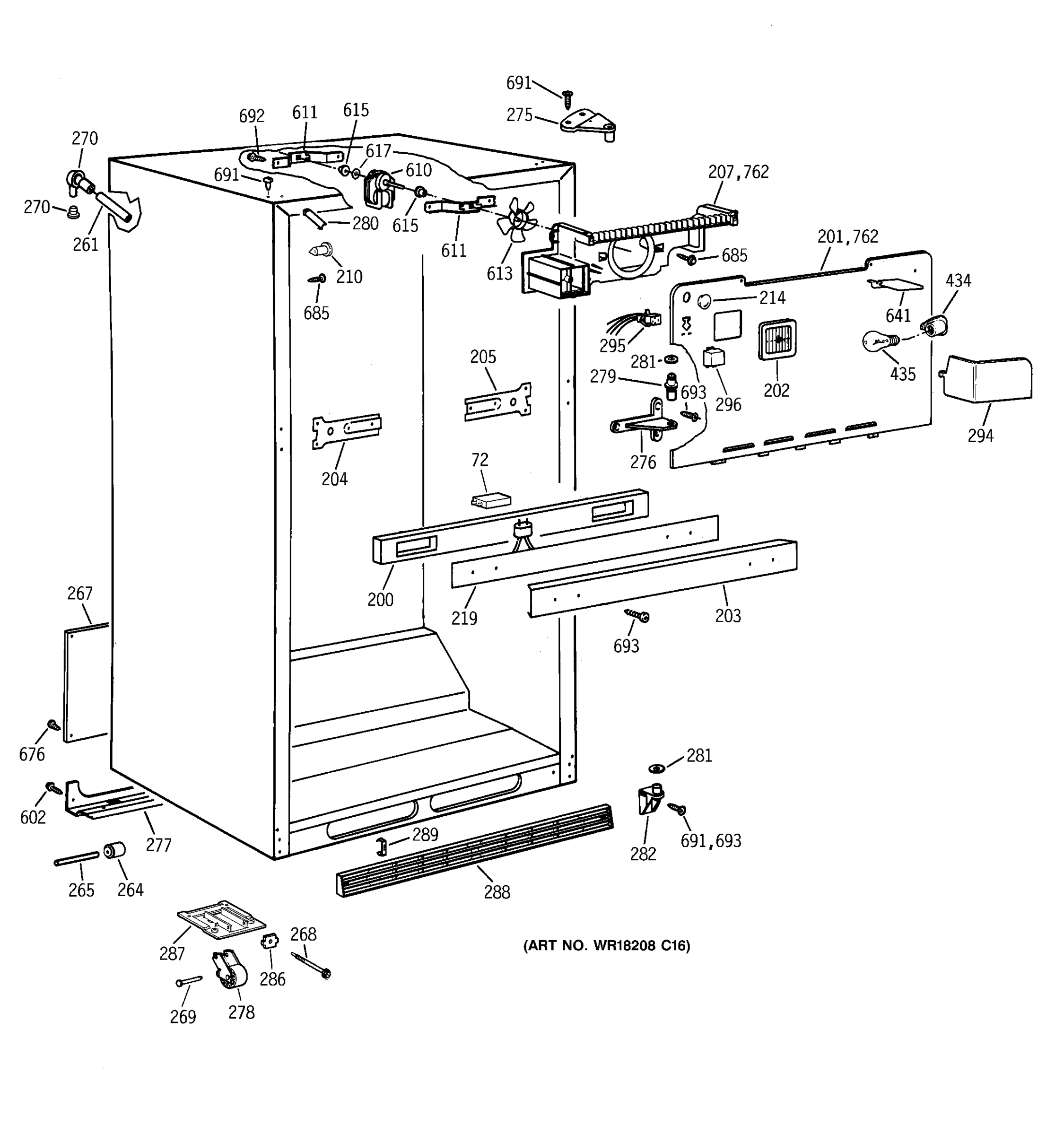 CABINET PARTS