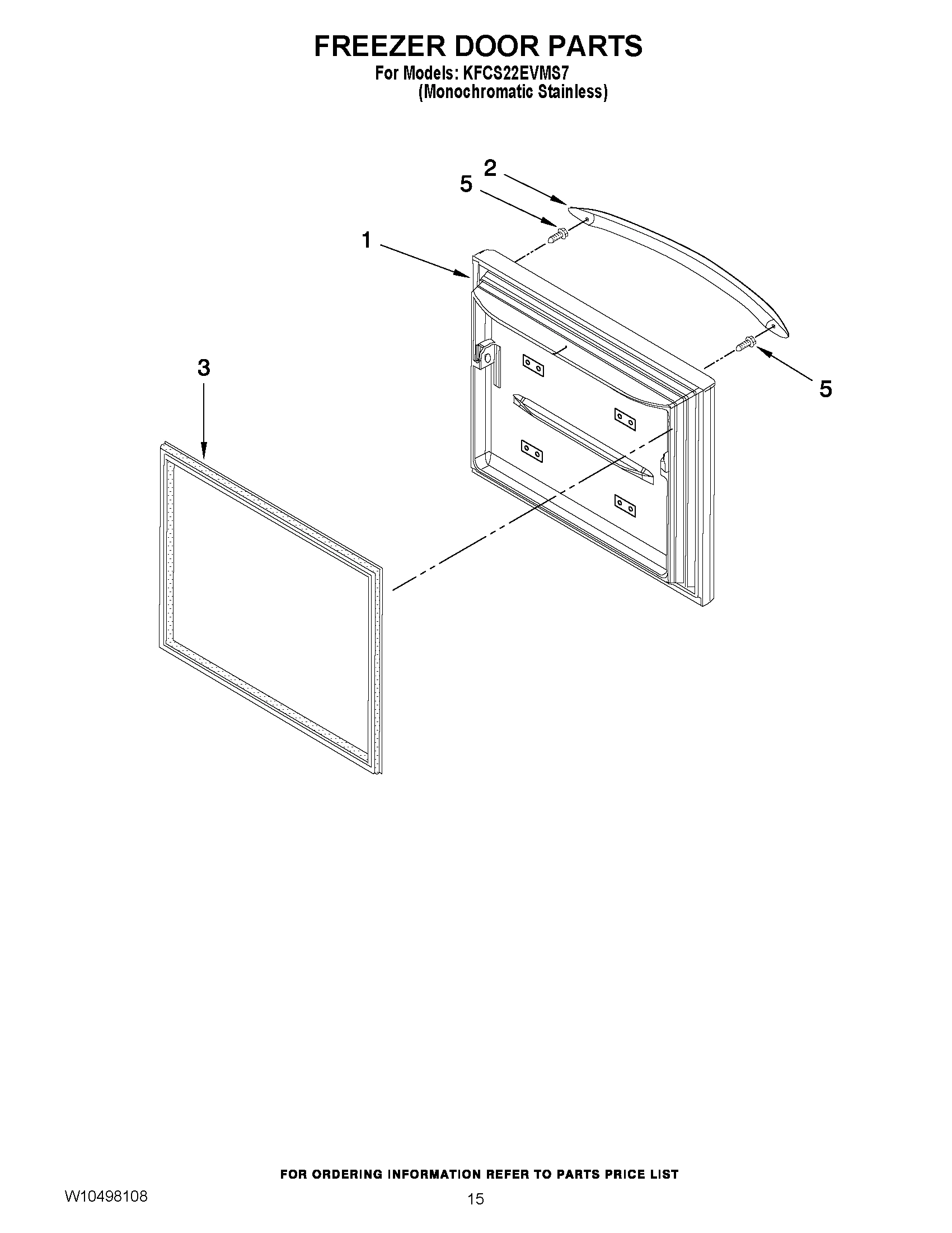 08 - FREEZER DOOR PARTS