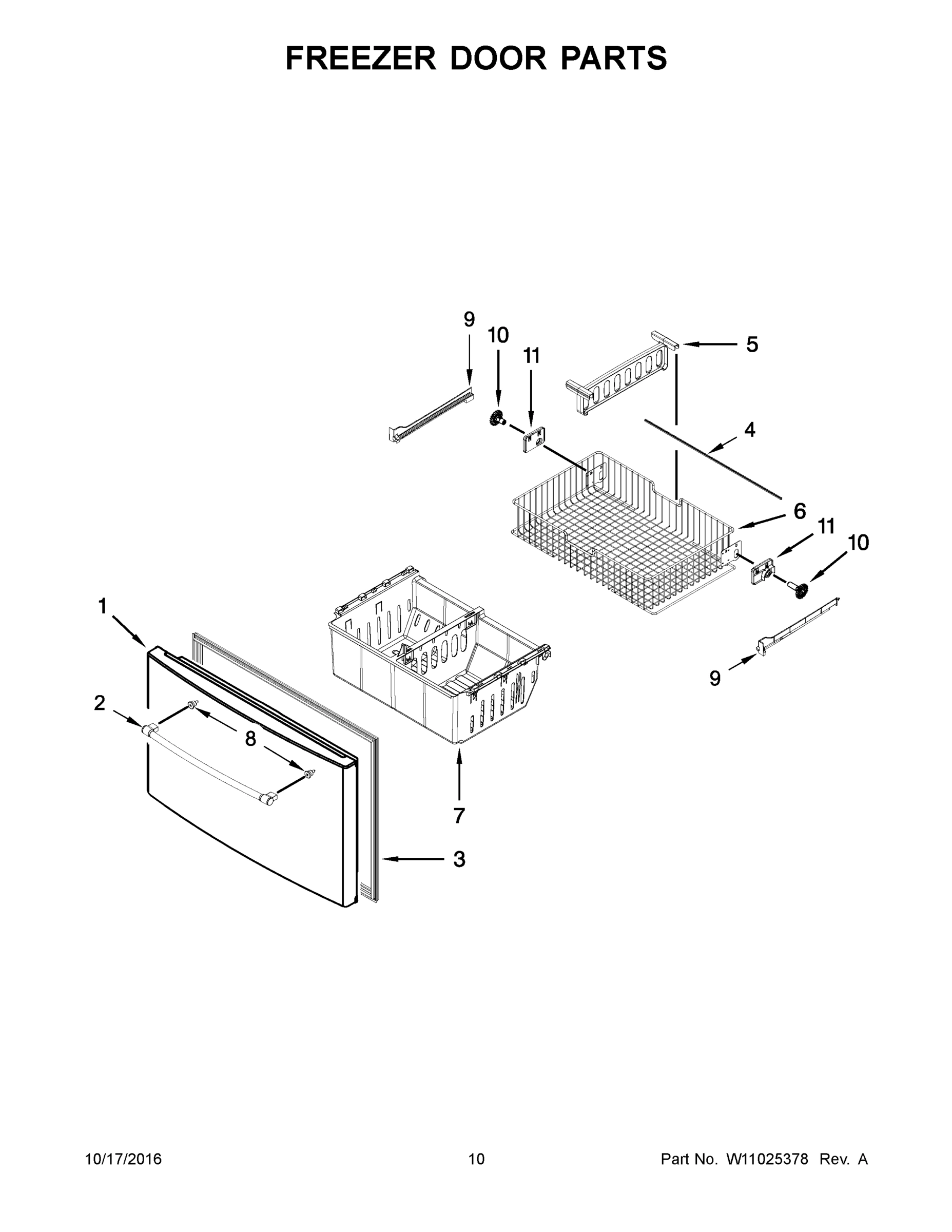 06 - FREEZER DOOR PARTS