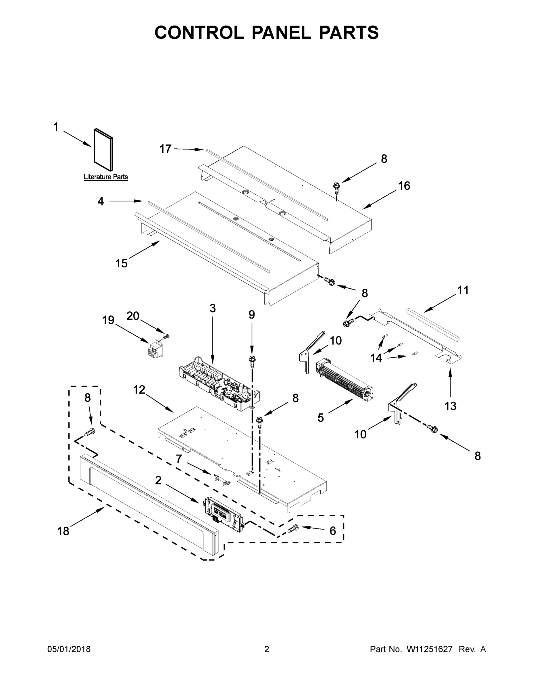 02 - CONTROL PANEL PARTS