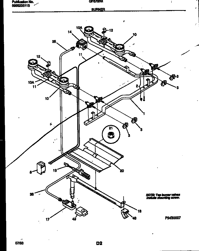 03 - BURNER, MANIFOLD AND GAS CONTROL