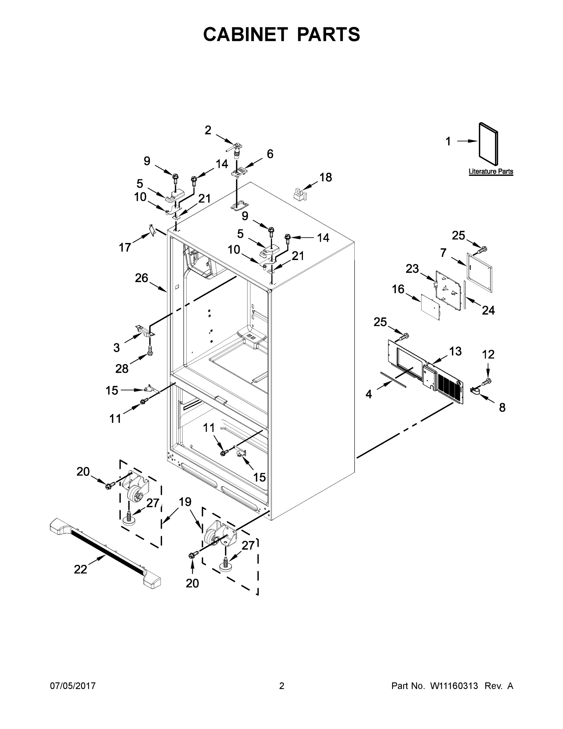 02 - CABINET PARTS