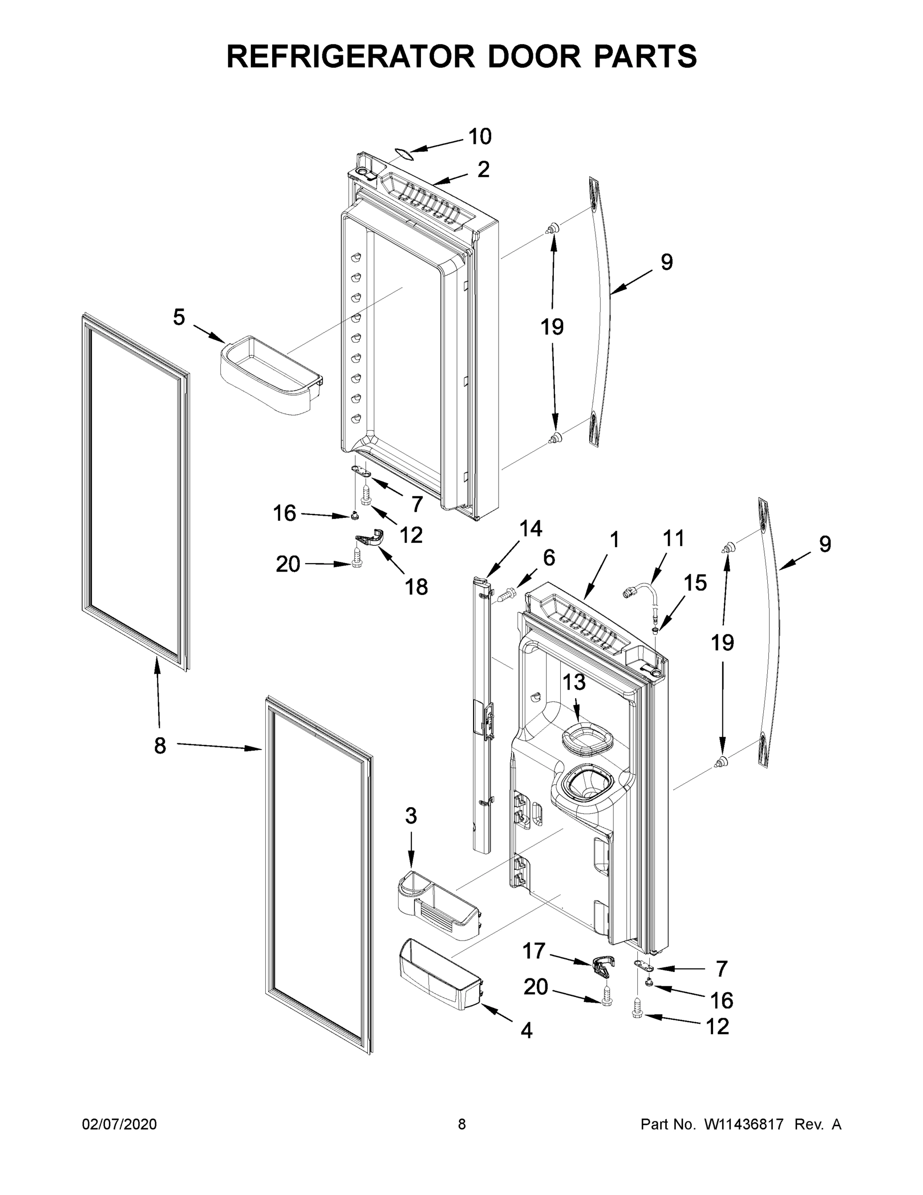 05 - REFRIGERATOR DOOR PARTS
