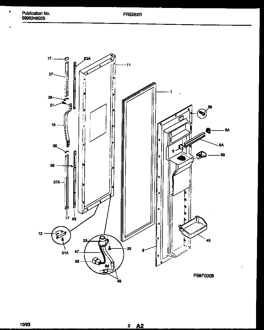 02 - FREEZER DOOR PARTS