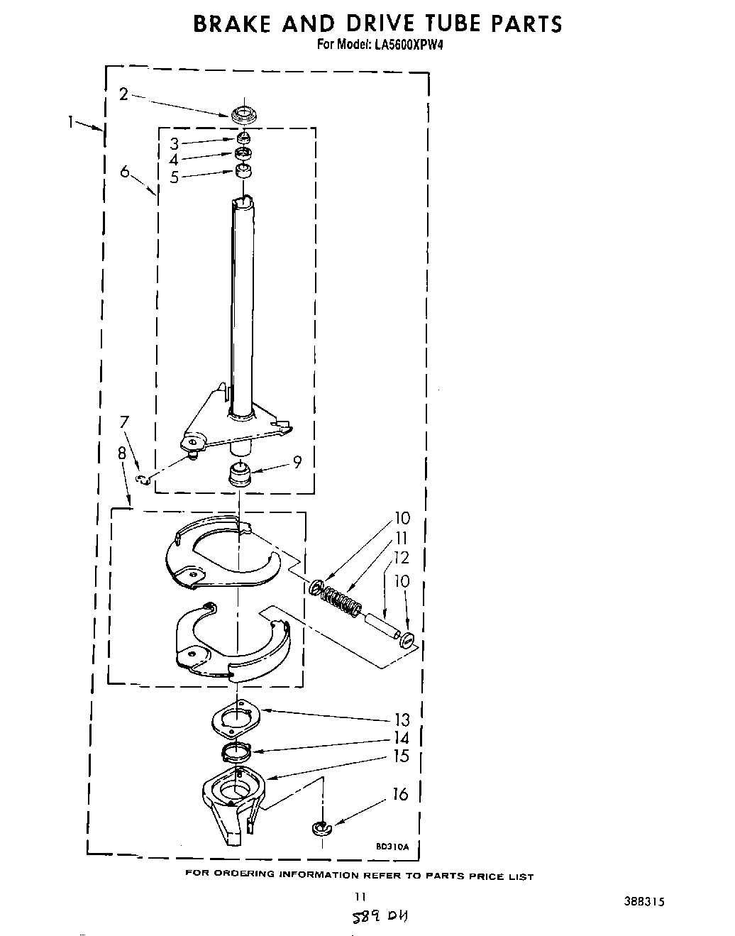 09 - BRAKE AND DRIVE TUBE