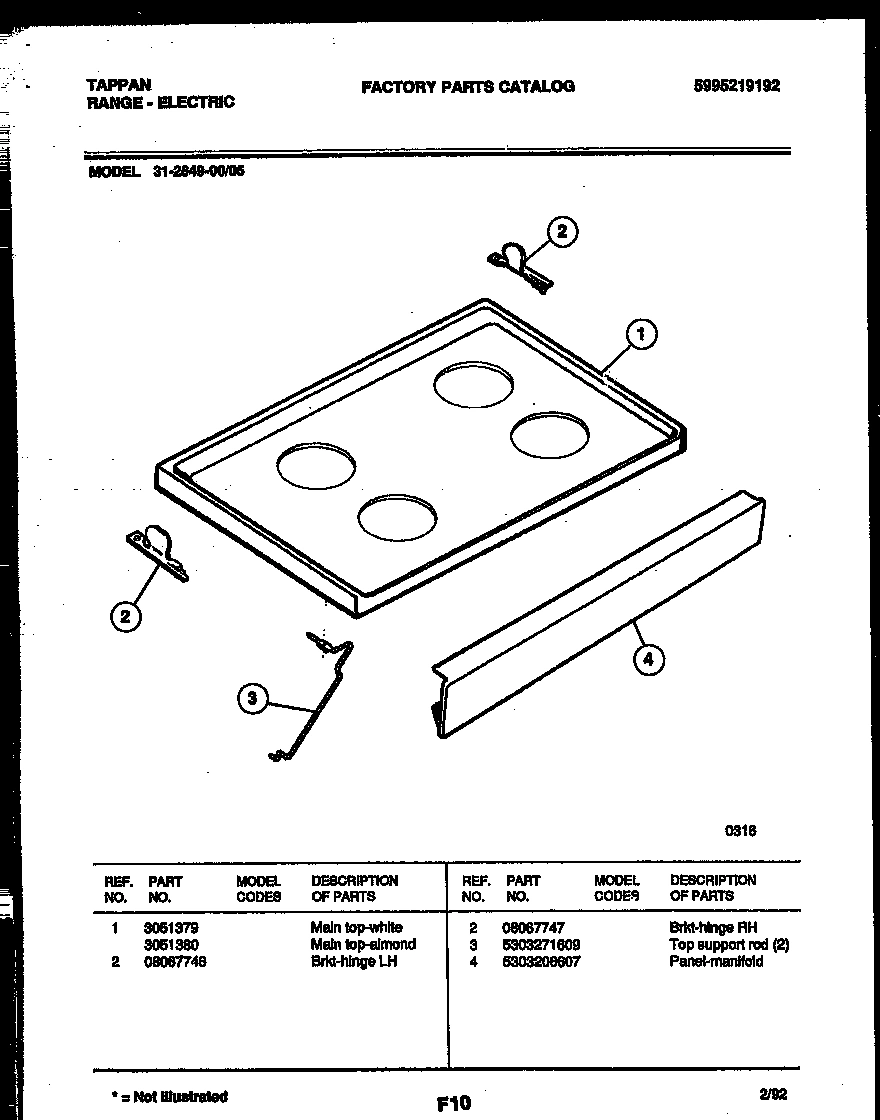 03 - COOKTOP PARTS