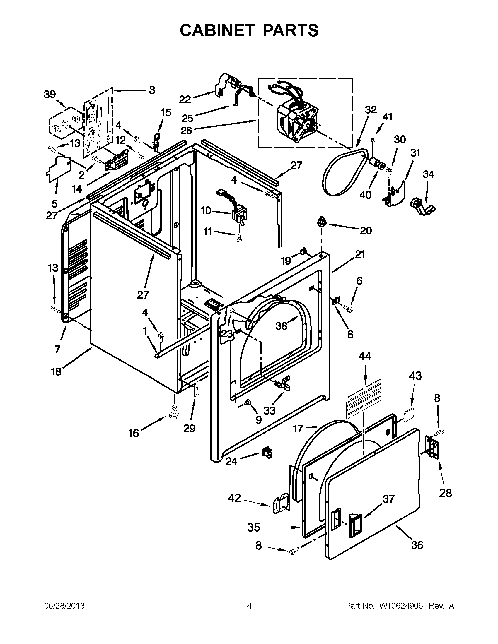 02 - CABINET PARTS