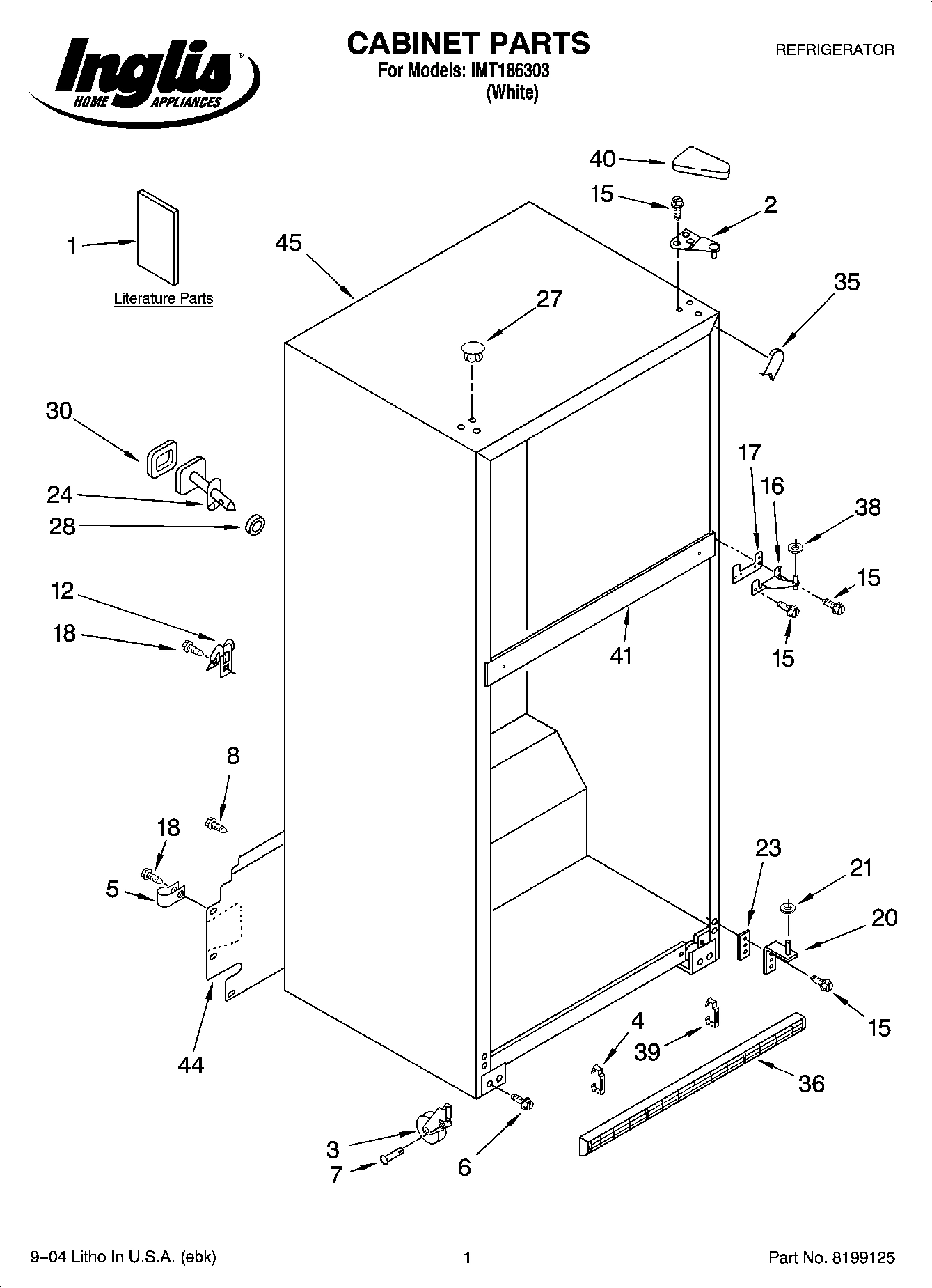 01 - CABINET PARTS