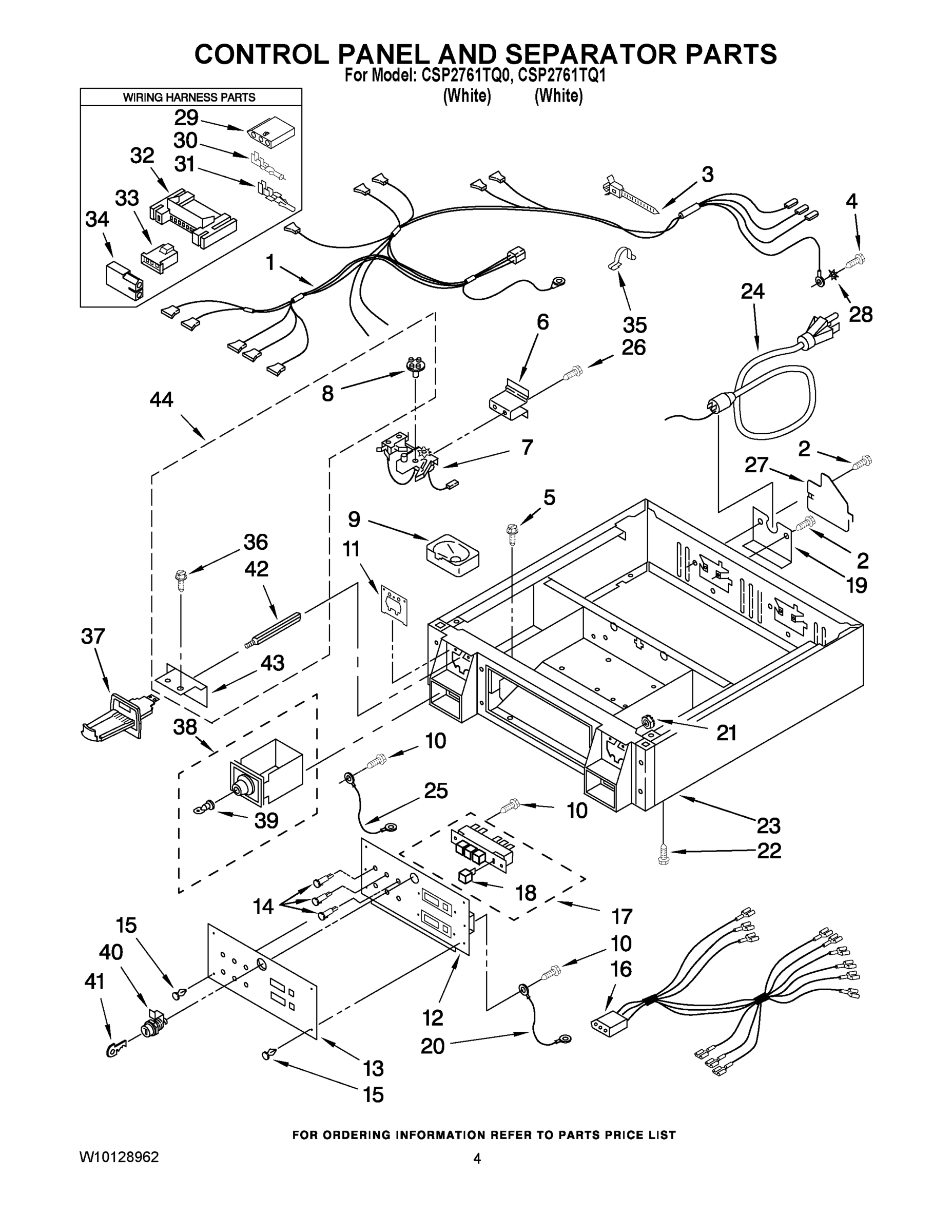 02 - CONTROL PANEL AND SEPARATOR PARTS