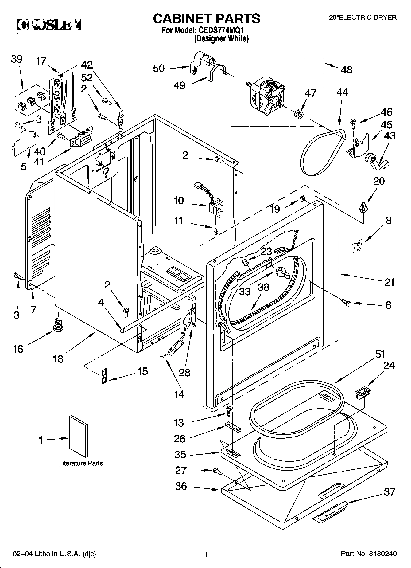 01 - CABINET PARTS