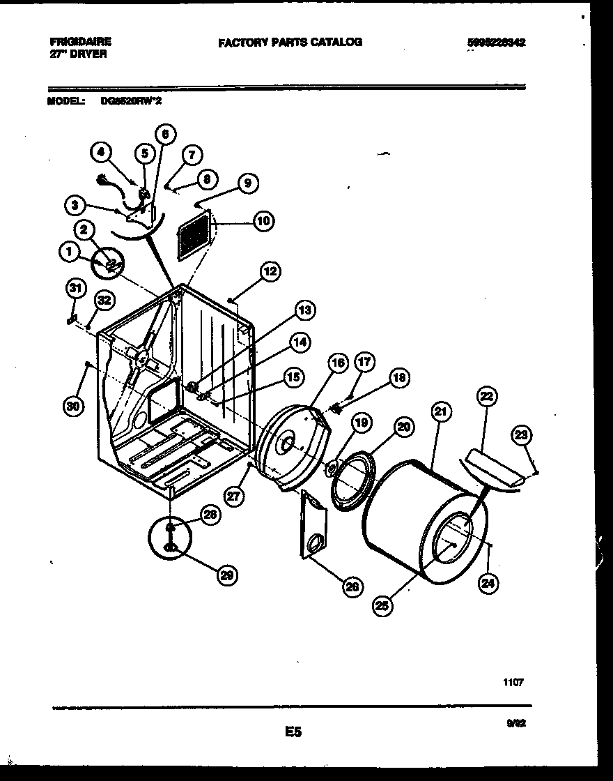 02 - CABINET AND COMPONENT PARTS