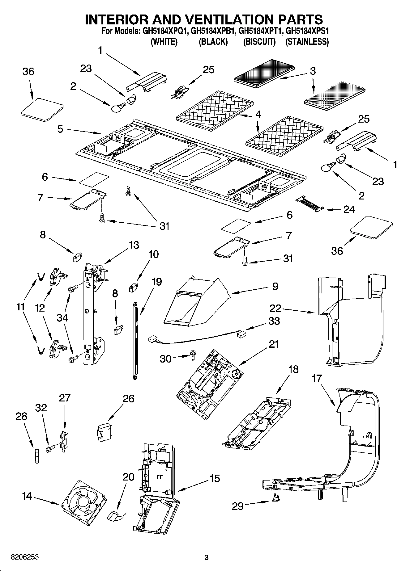 03 - INTERIOR AND VENTILATION PARTS