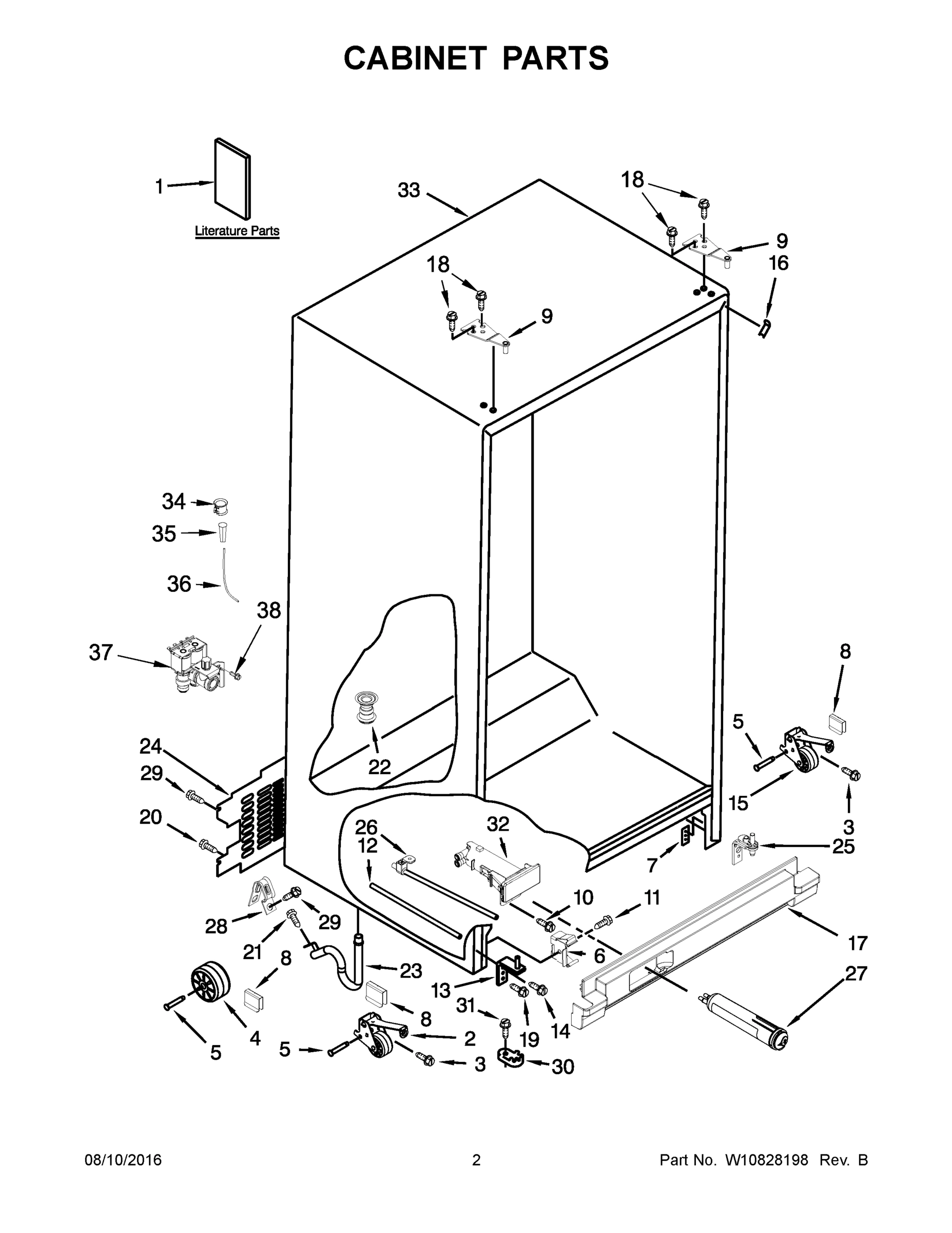 02 - CABINET PARTS