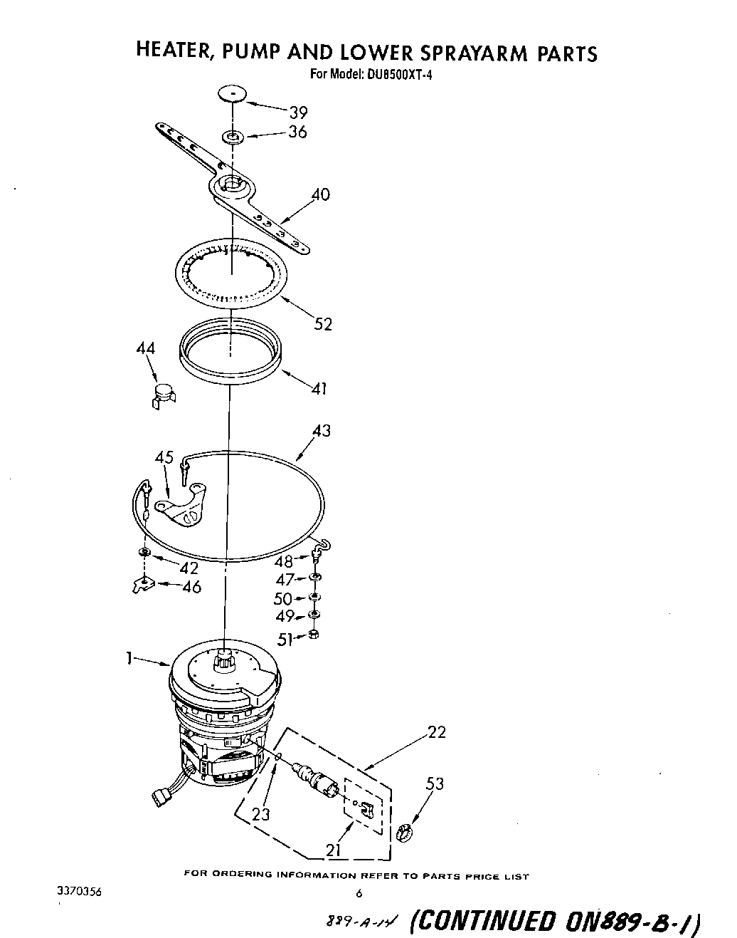 04 - HEATER, PUMP, AND LOWER SPRAY ARM