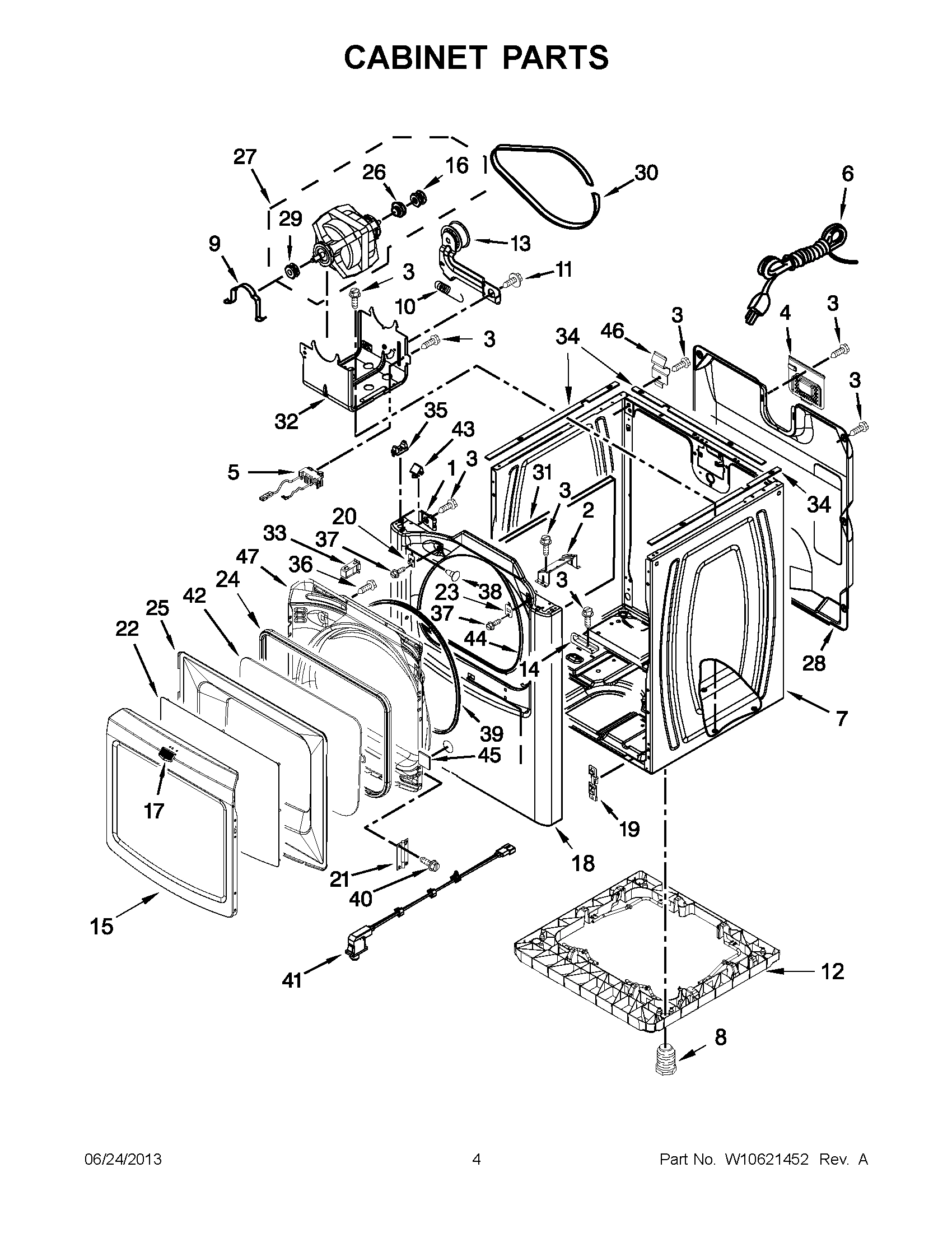 02 - CABINET PARTS