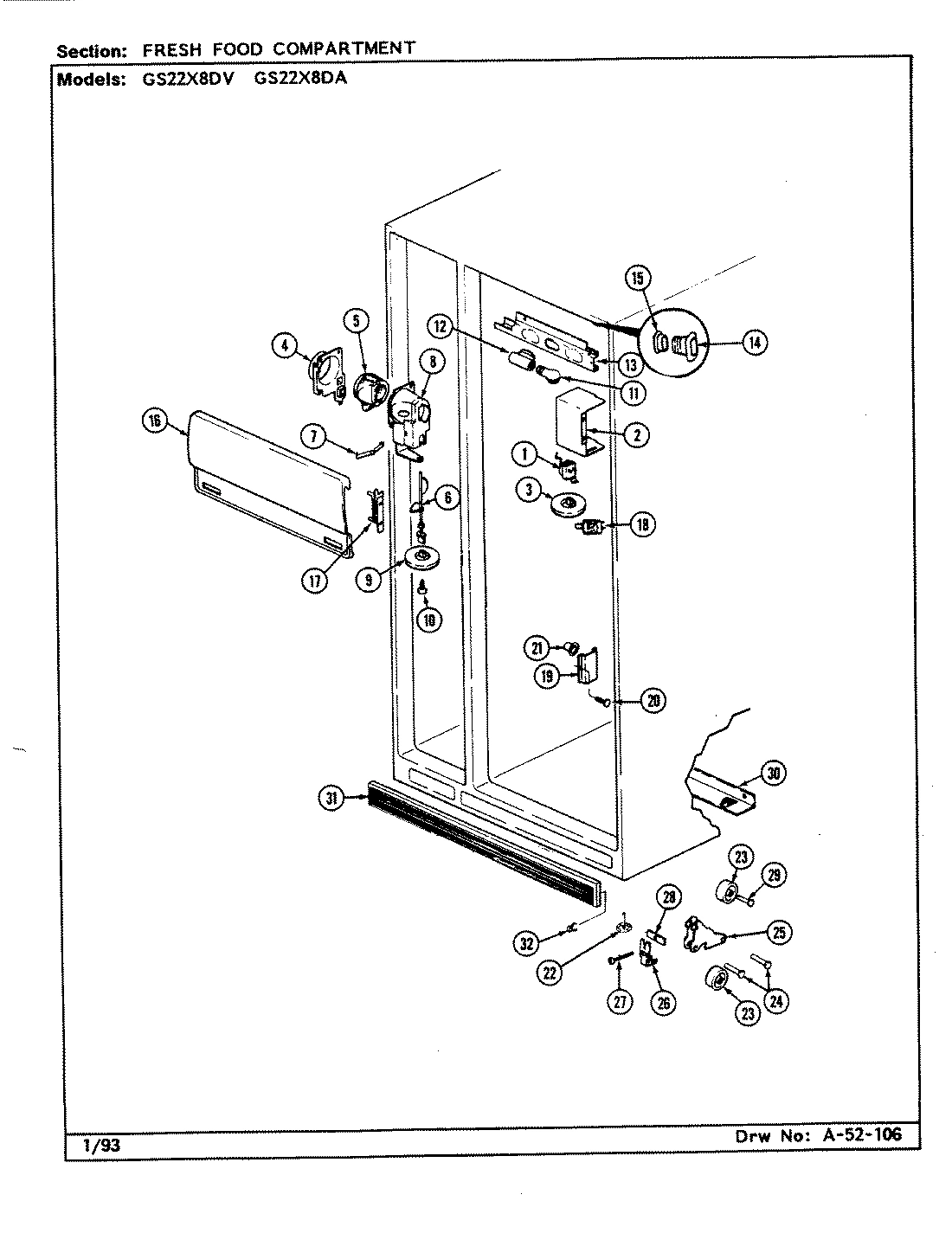03 - FRESH FOOD COMPARTMENT