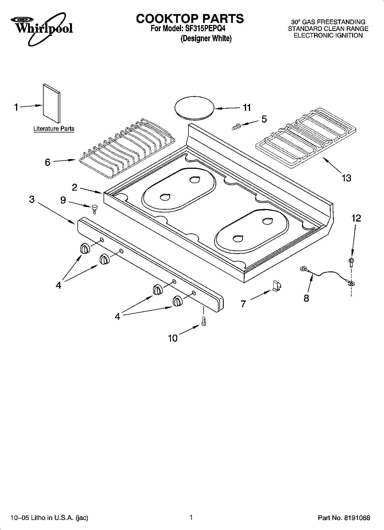 01 - COOKTOP PARTS