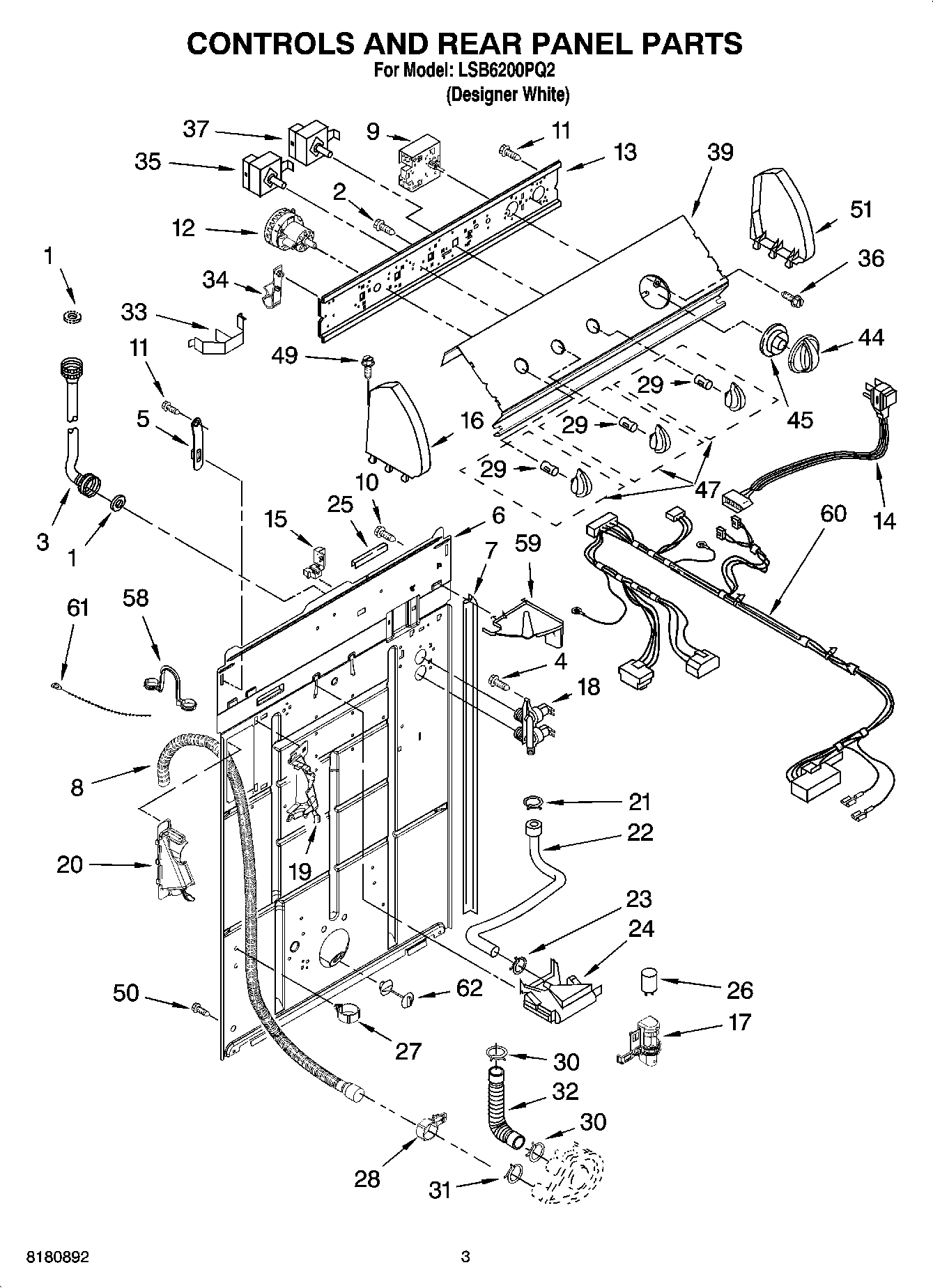 02 - CONTROLS AND REAR PANEL PARTS