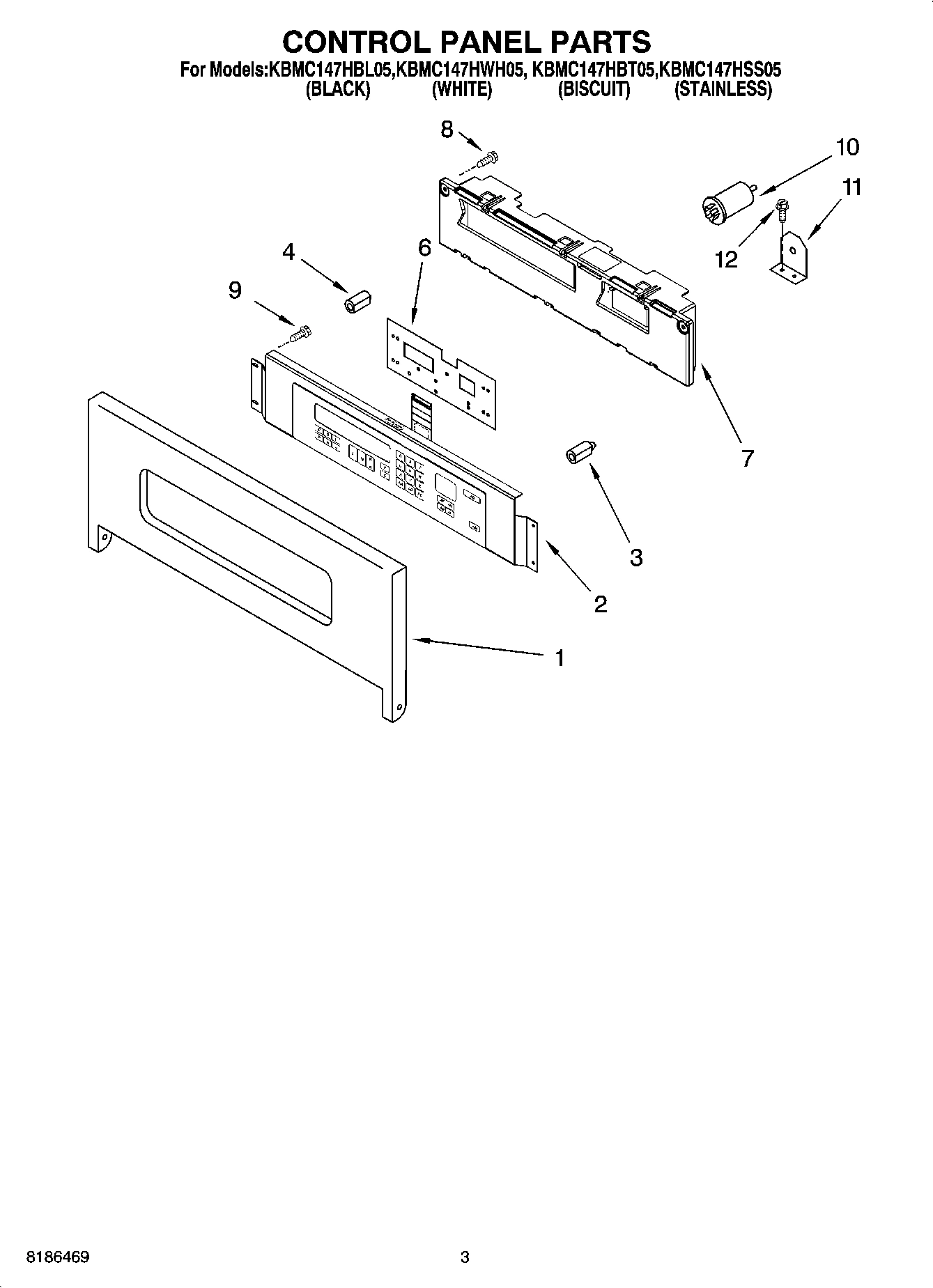 02 - CONTROL PANEL PARTS