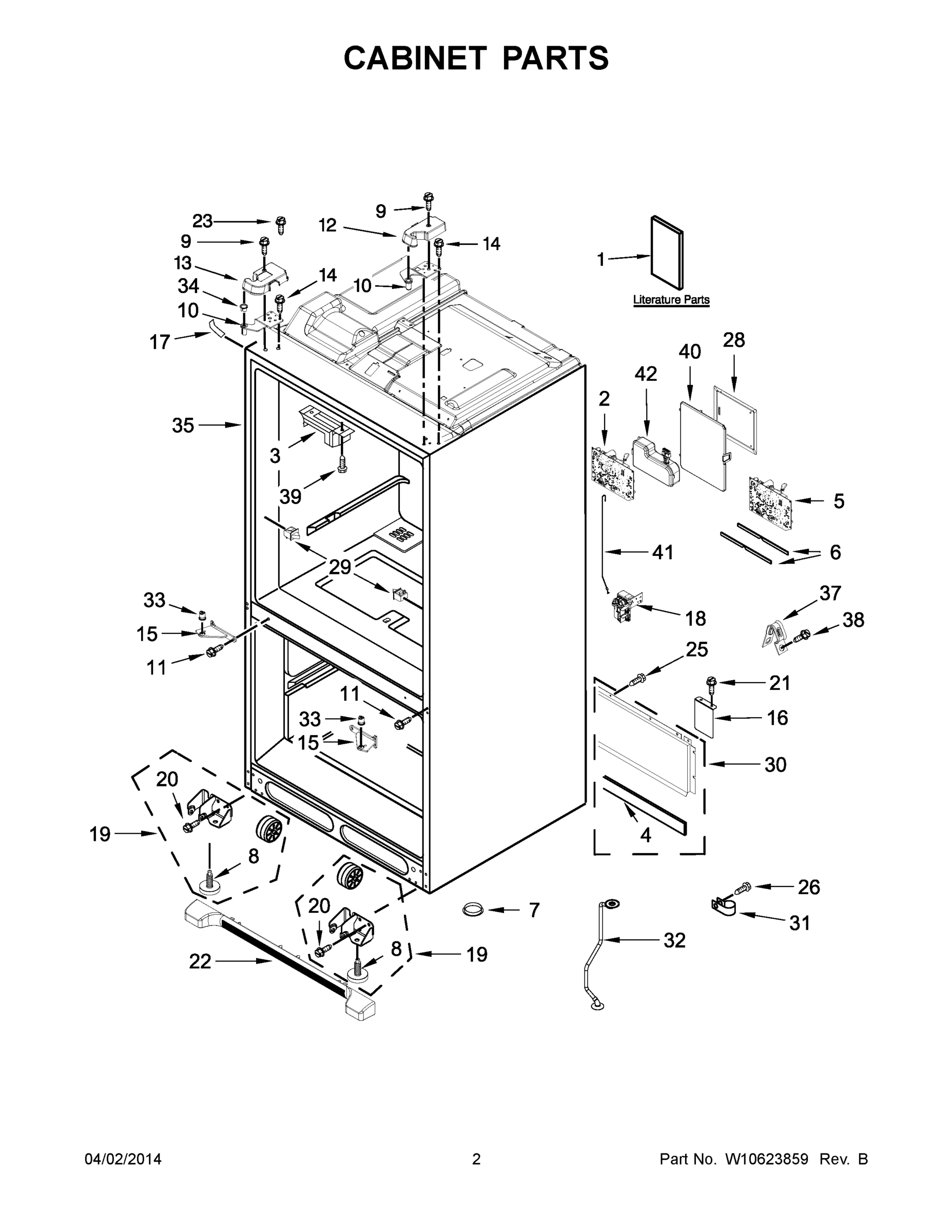 02 - CABINET PARTS