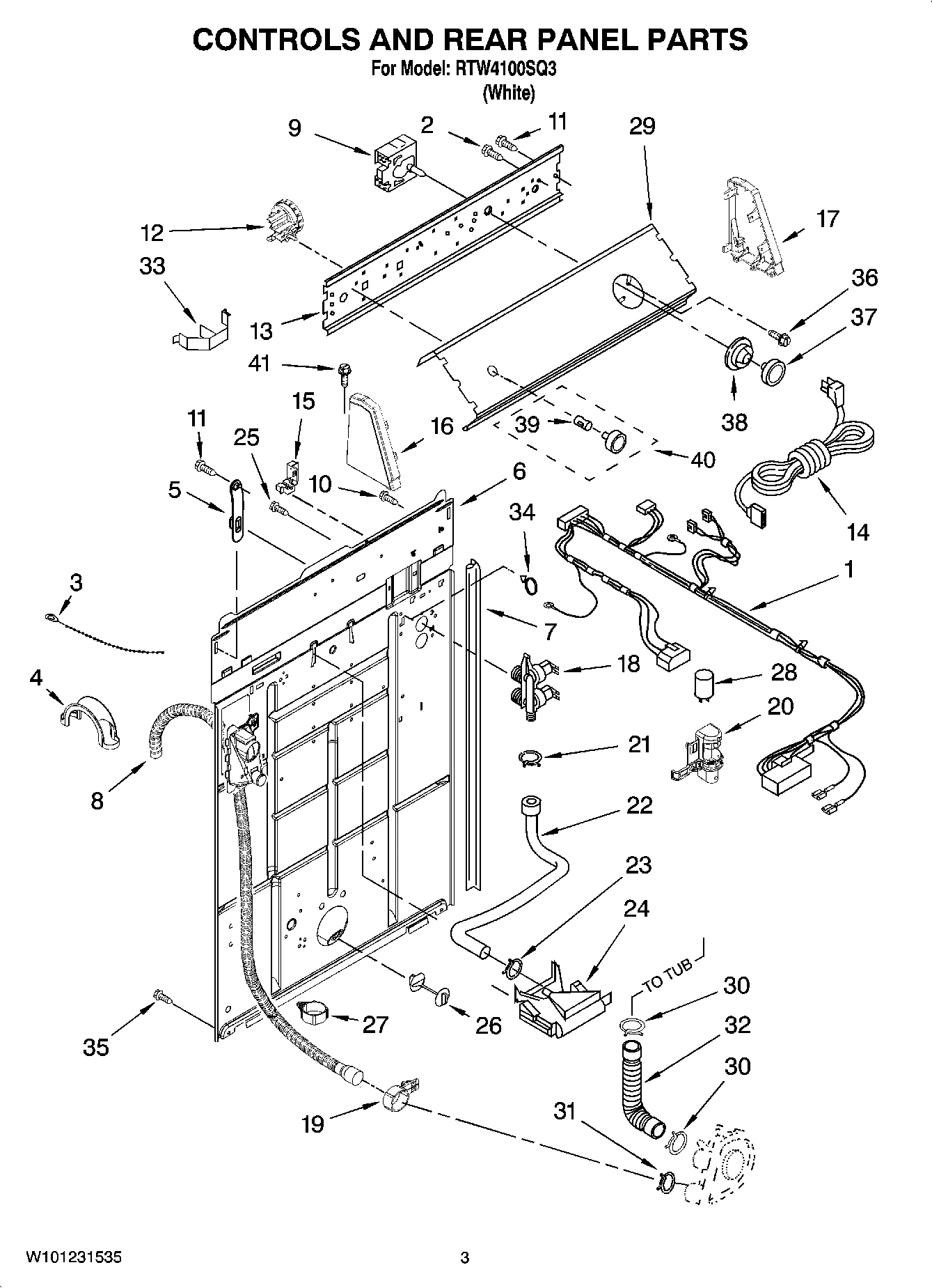02 - CONTROLS AND REAR PANEL PARTS