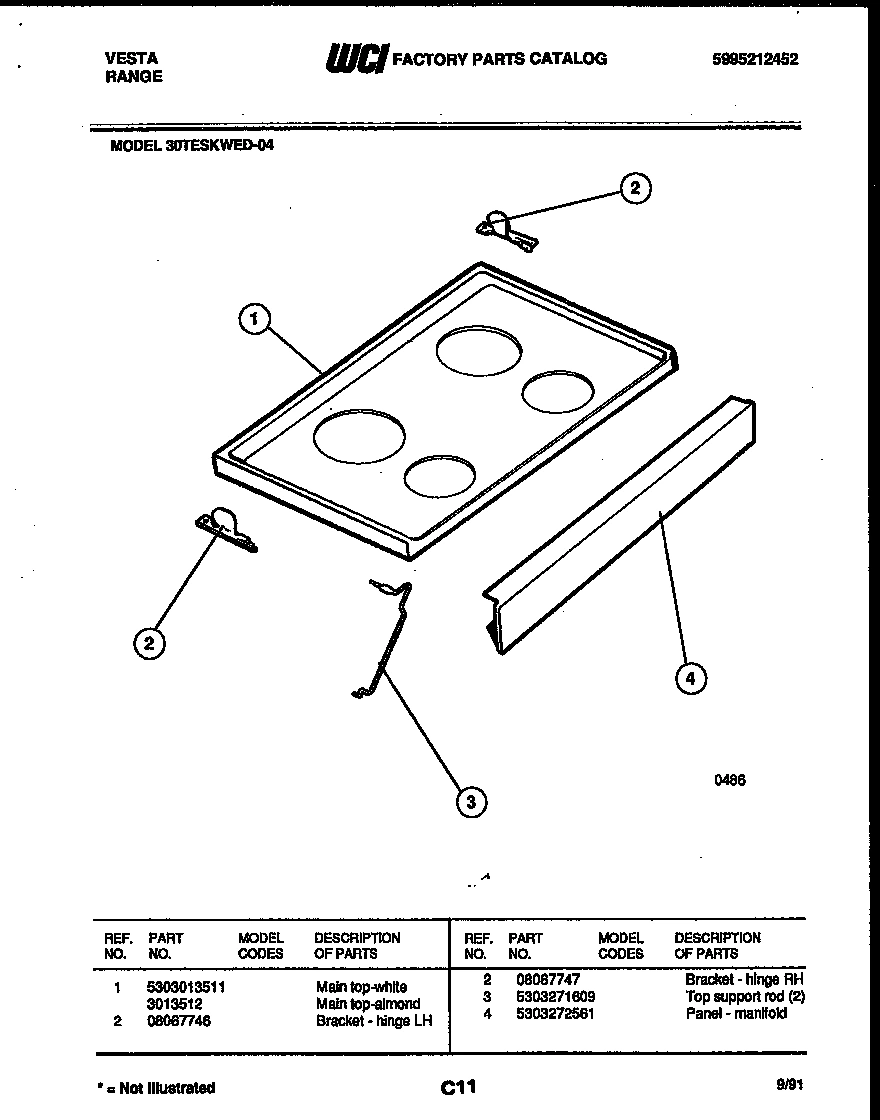 06 - COOKTOP PARTS
