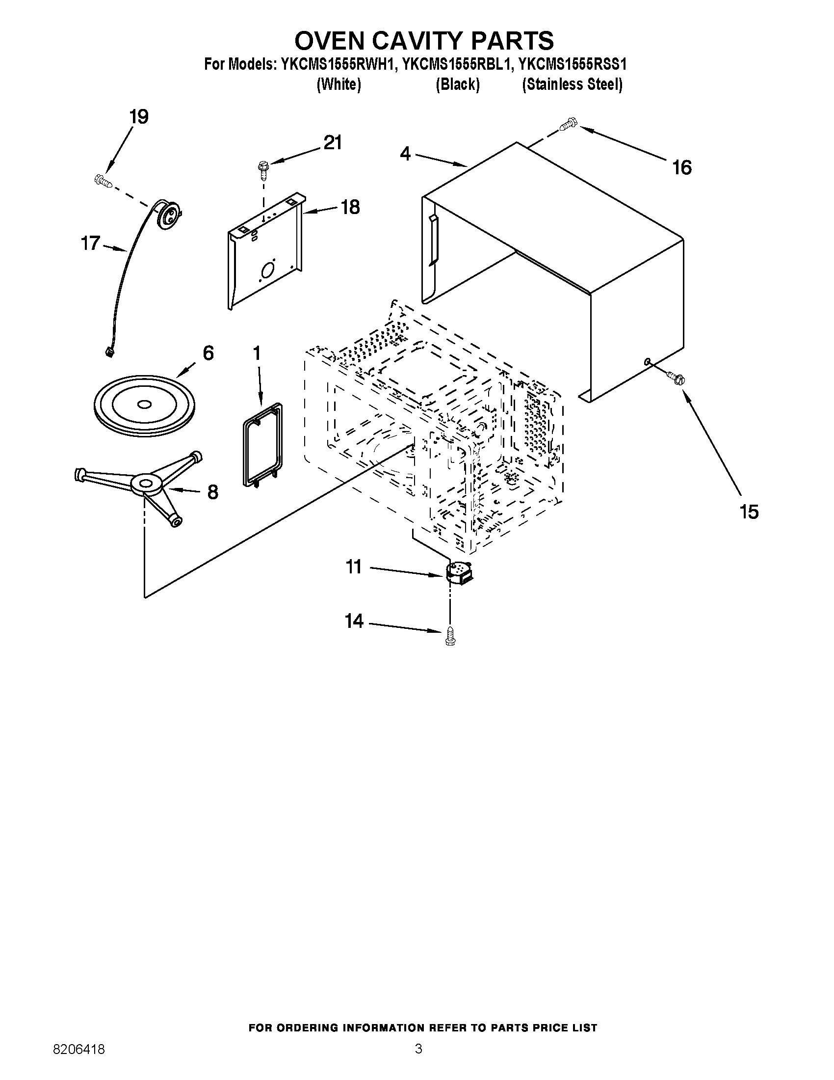 03 - OVEN CAVITY PARTS