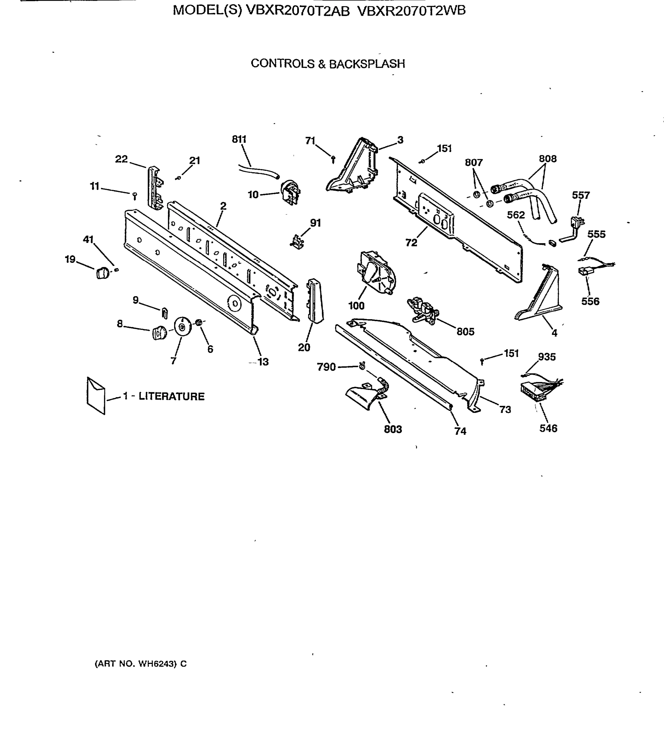 CONTROLS & BACKSPLASH