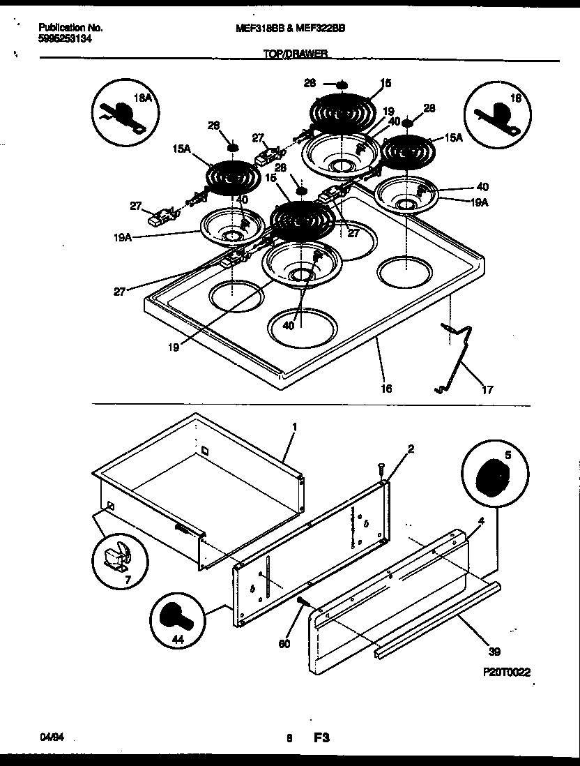 05 - COOKTOP AND DRAWER PARTS