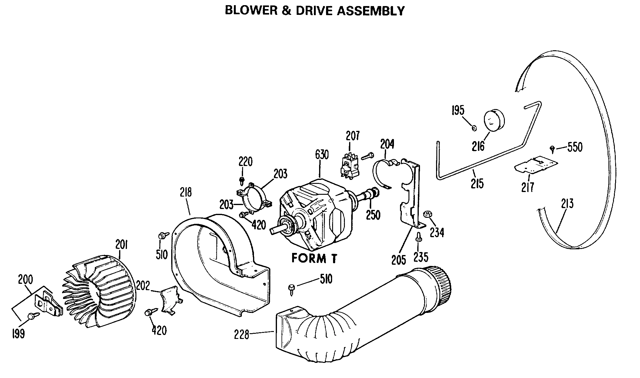 BLOWER & DRIVE ASSEMBLY