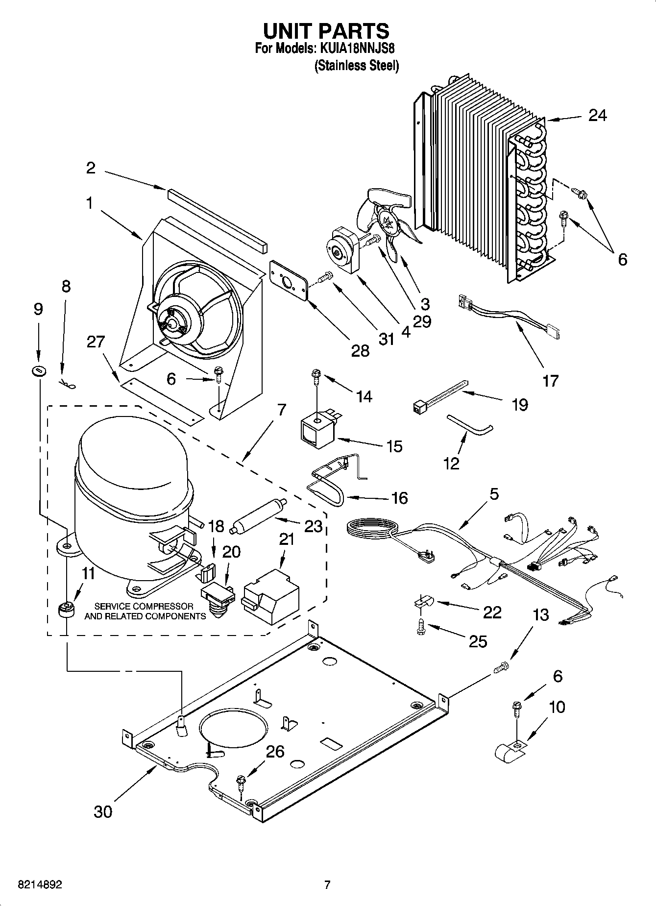 05 - UNIT PARTS, OPTIONAL PARTS