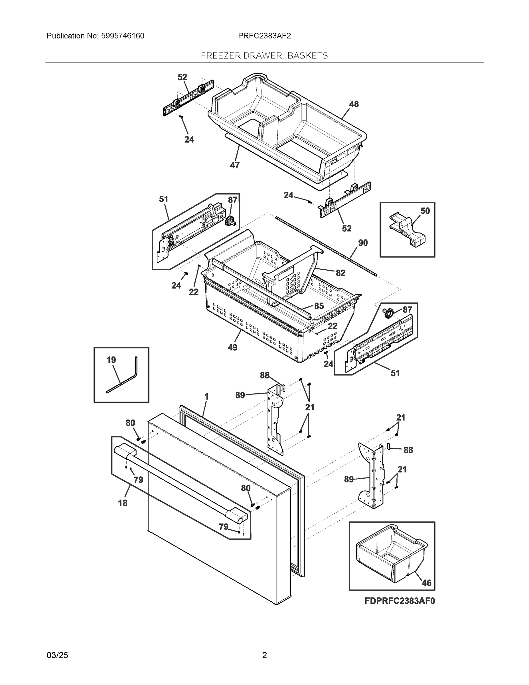 02 - FREEZER DRAWER, BASKETS