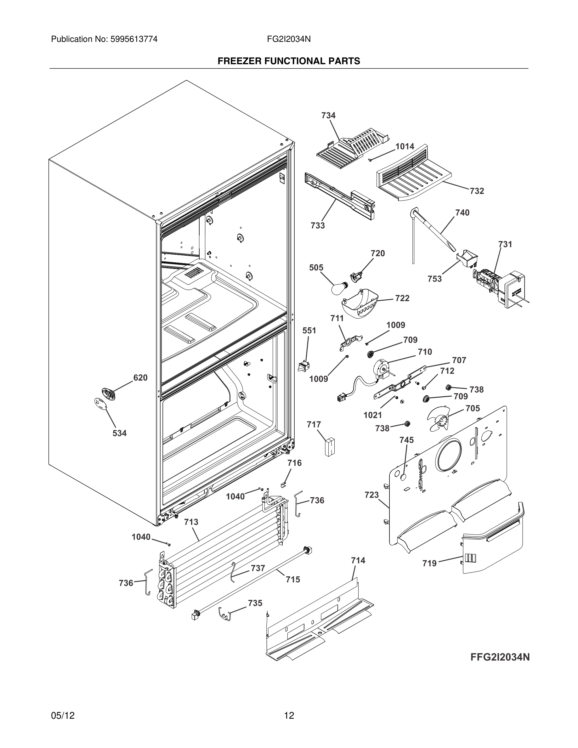 13 - FREEZER FUNCTIONAL PARTS