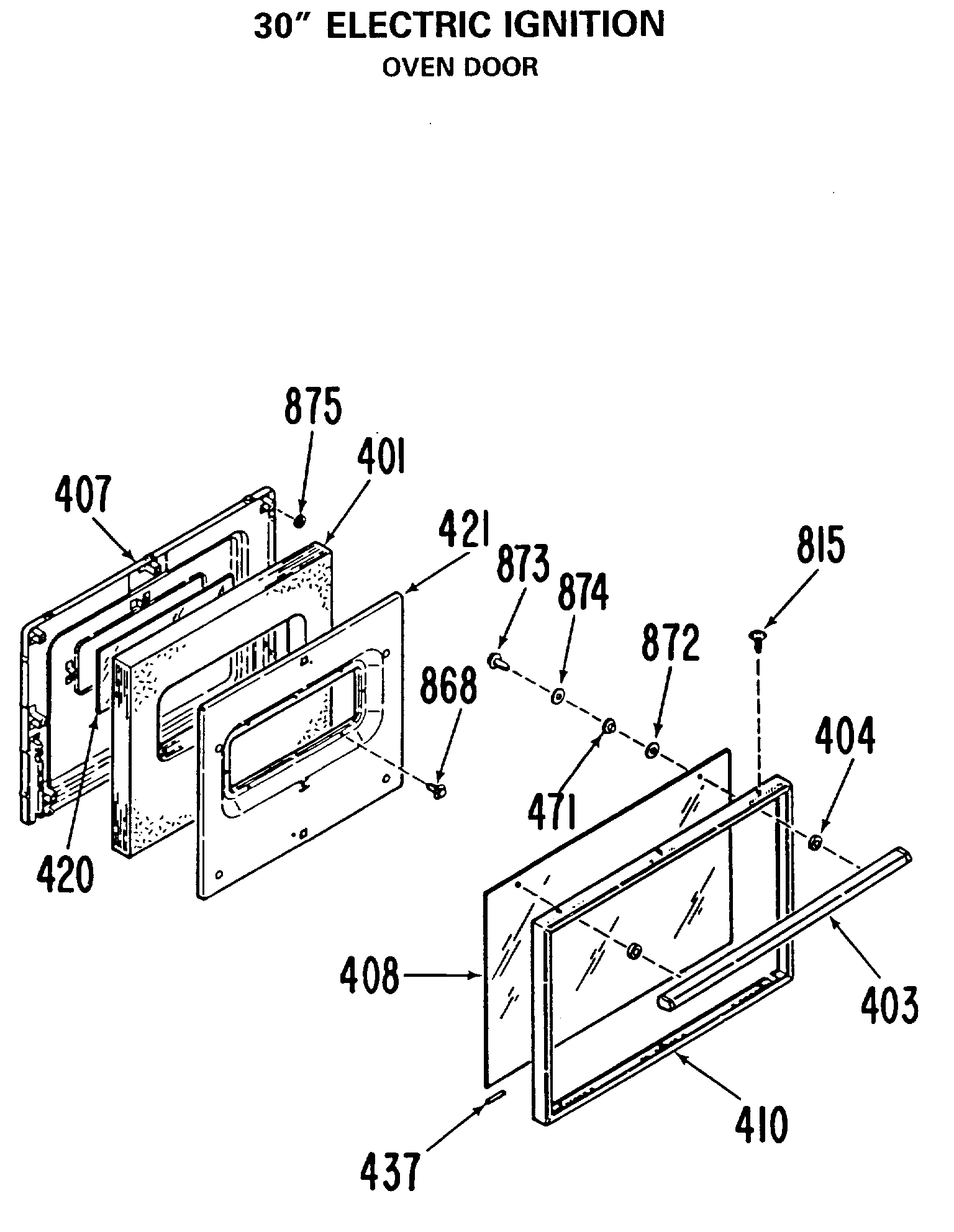 30" ELECTRIC IGNITION