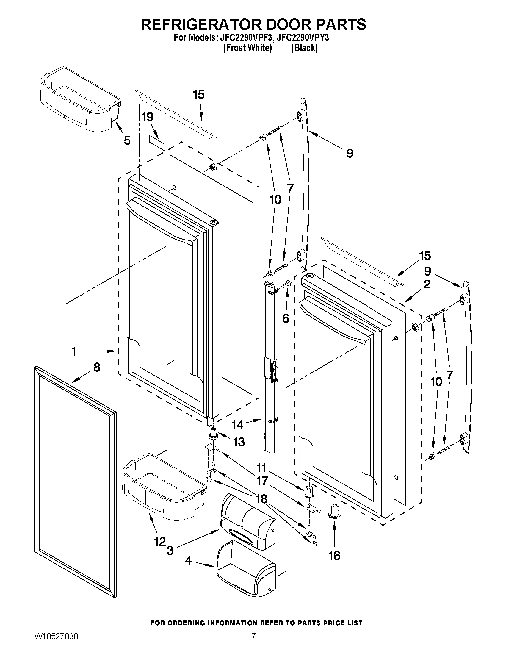 04 - REFRIGERATOR DOOR PARTS