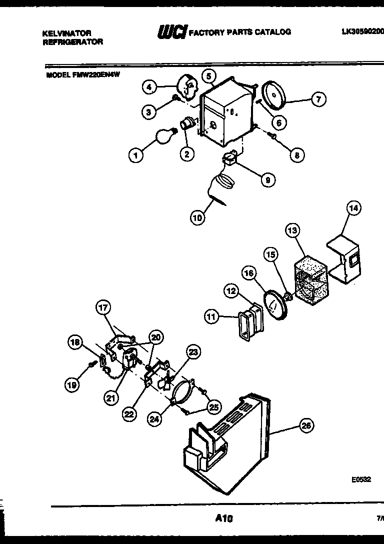 06 - REFRIGERATOR CONTROL ASSEMBLY, DAMP