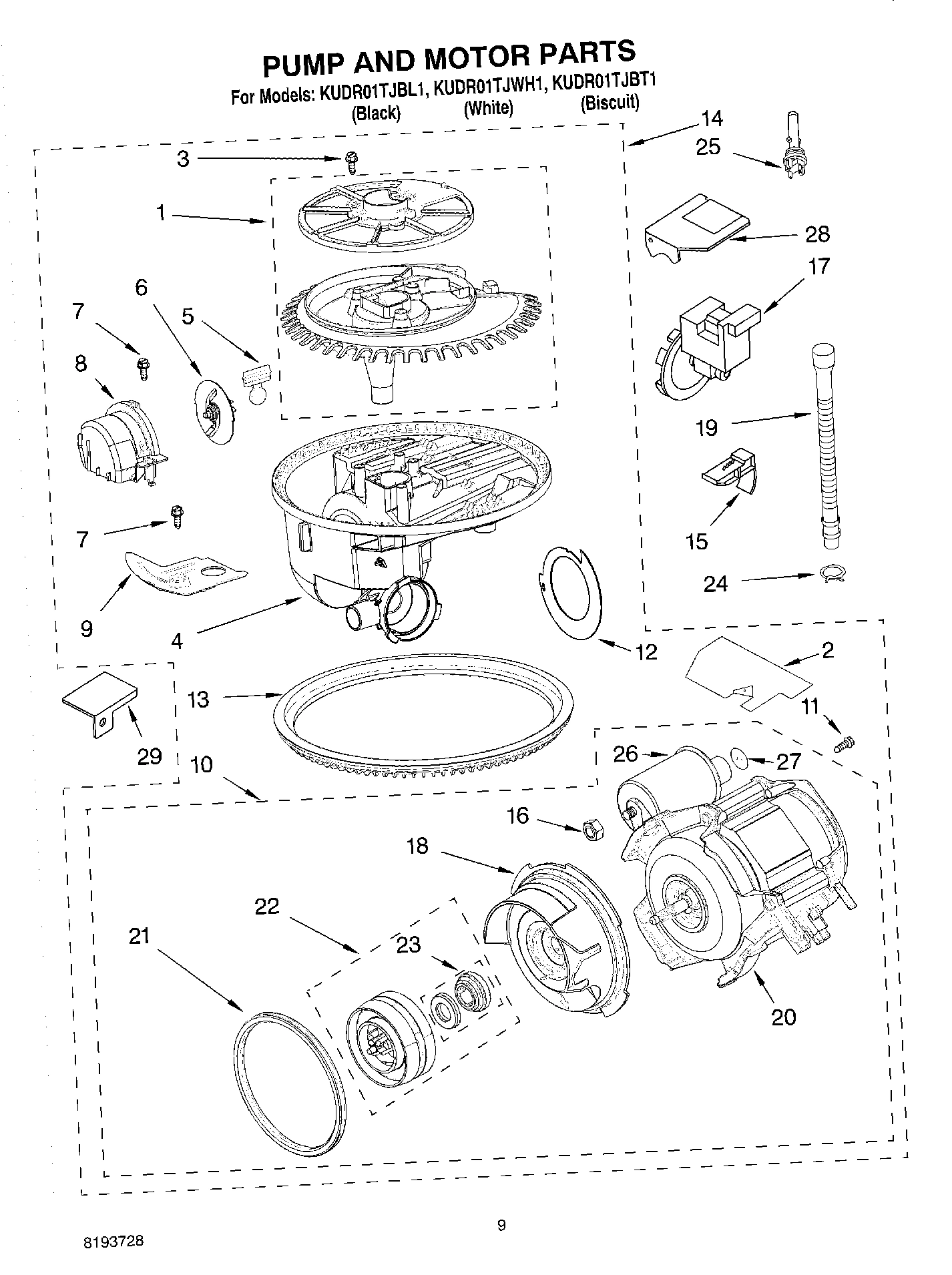 08 - PUMP AND MOTOR PARTS
