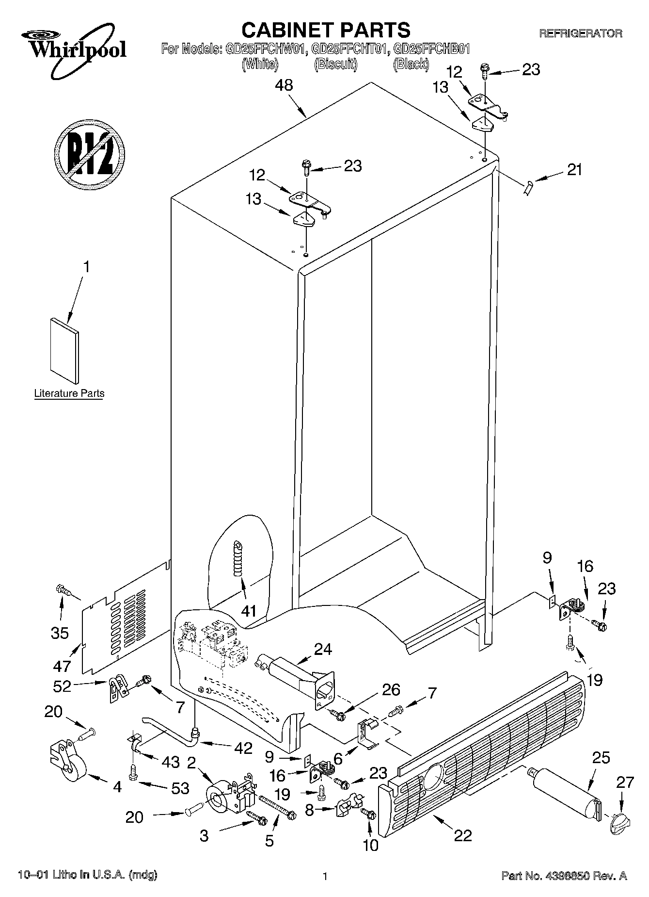 01 - CABINET, LITERATURE