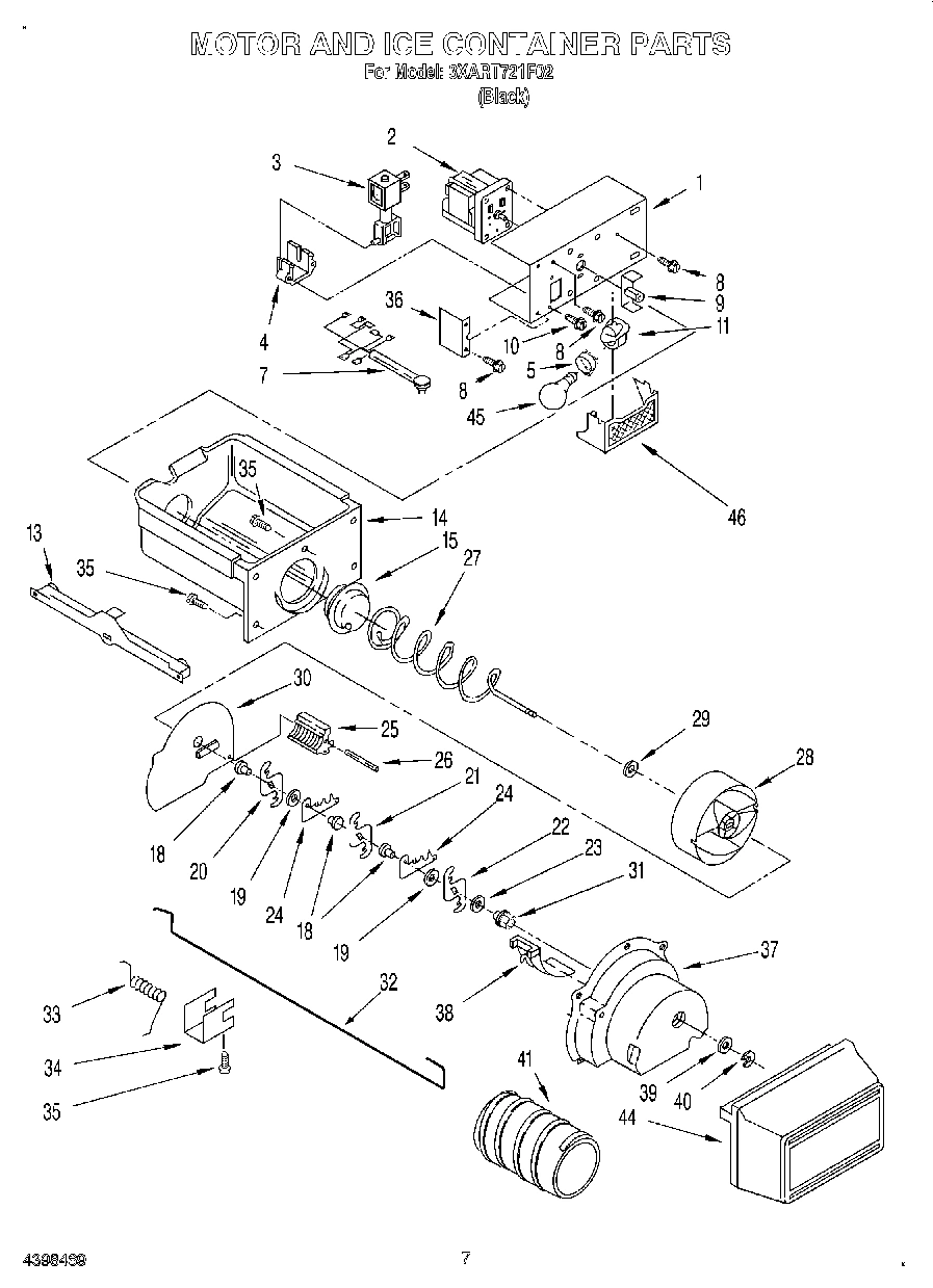 04 - MOTOR AND ICE CONTAINER