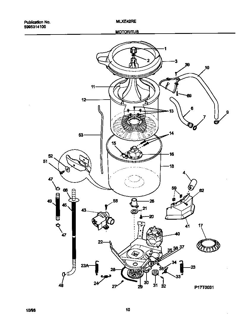 06 - P17T0031 WSHR MTR,HOSE