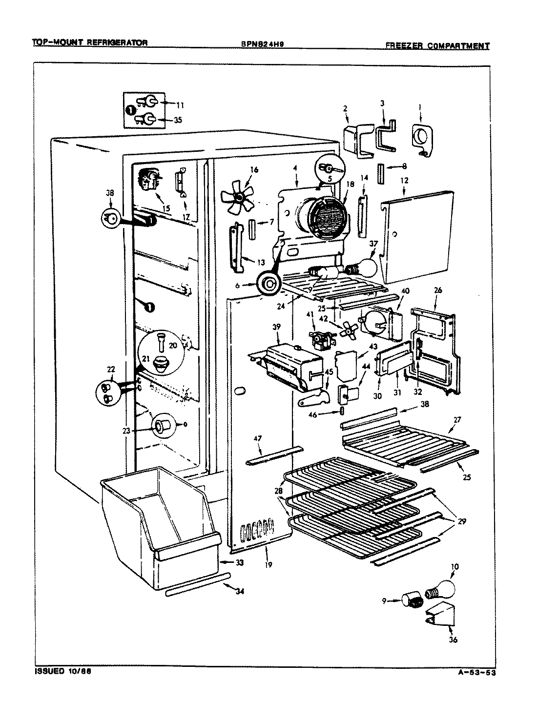 01 - FREEZER COMPARTMENT
