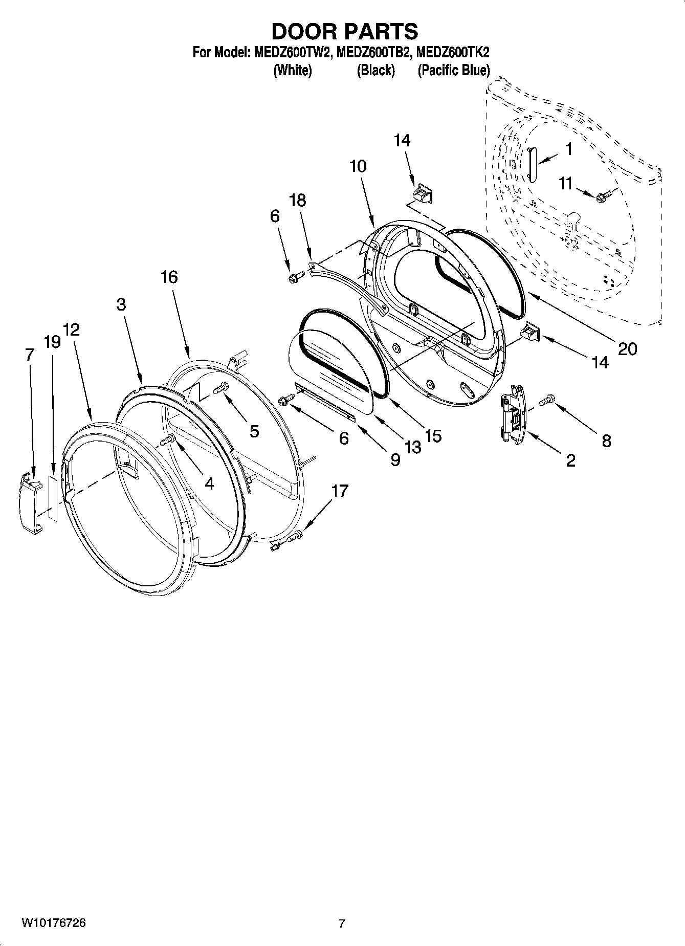 04 - DOOR PARTS, OPTIONAL PARTS (NOT INCLUDED)