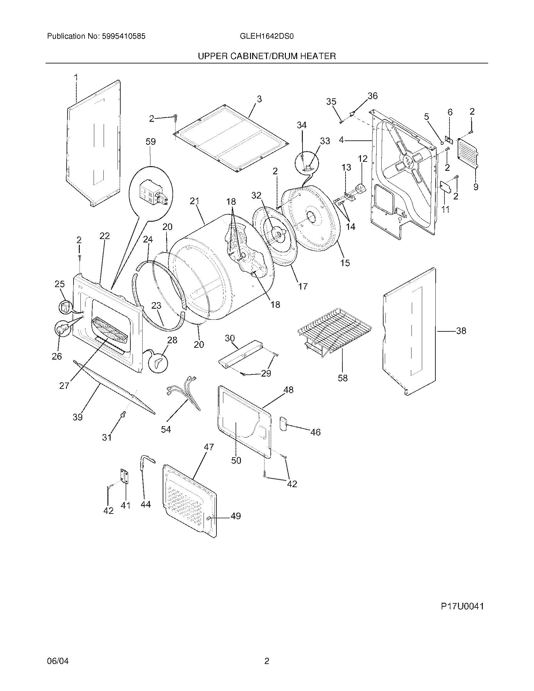 03 - UPPER CABINET/DRUM HEATER