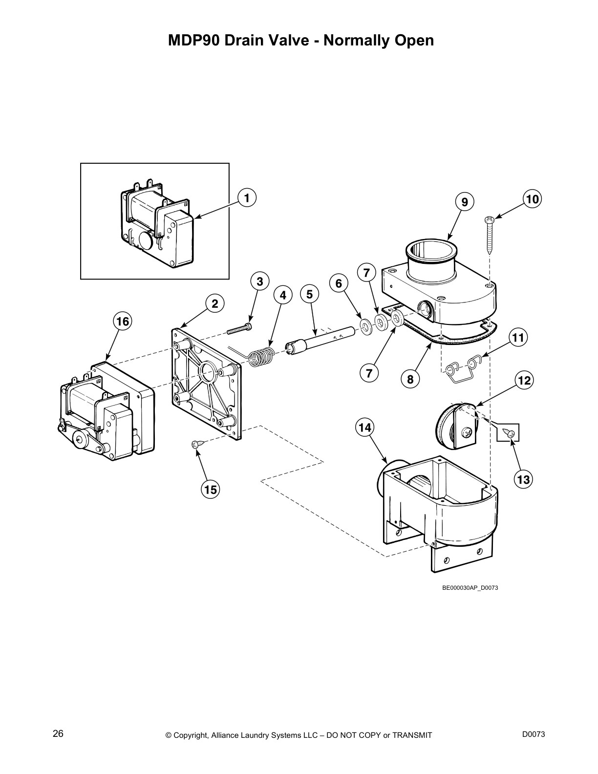 MDP90 Drain Valve - Normally Open