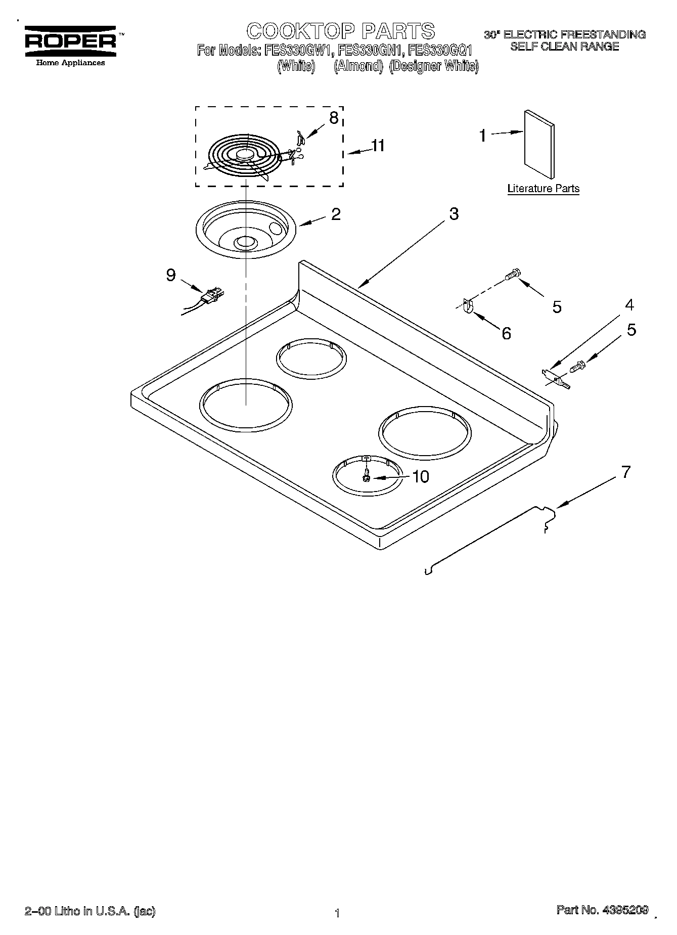 01 - COOKTOP, LITERATURE