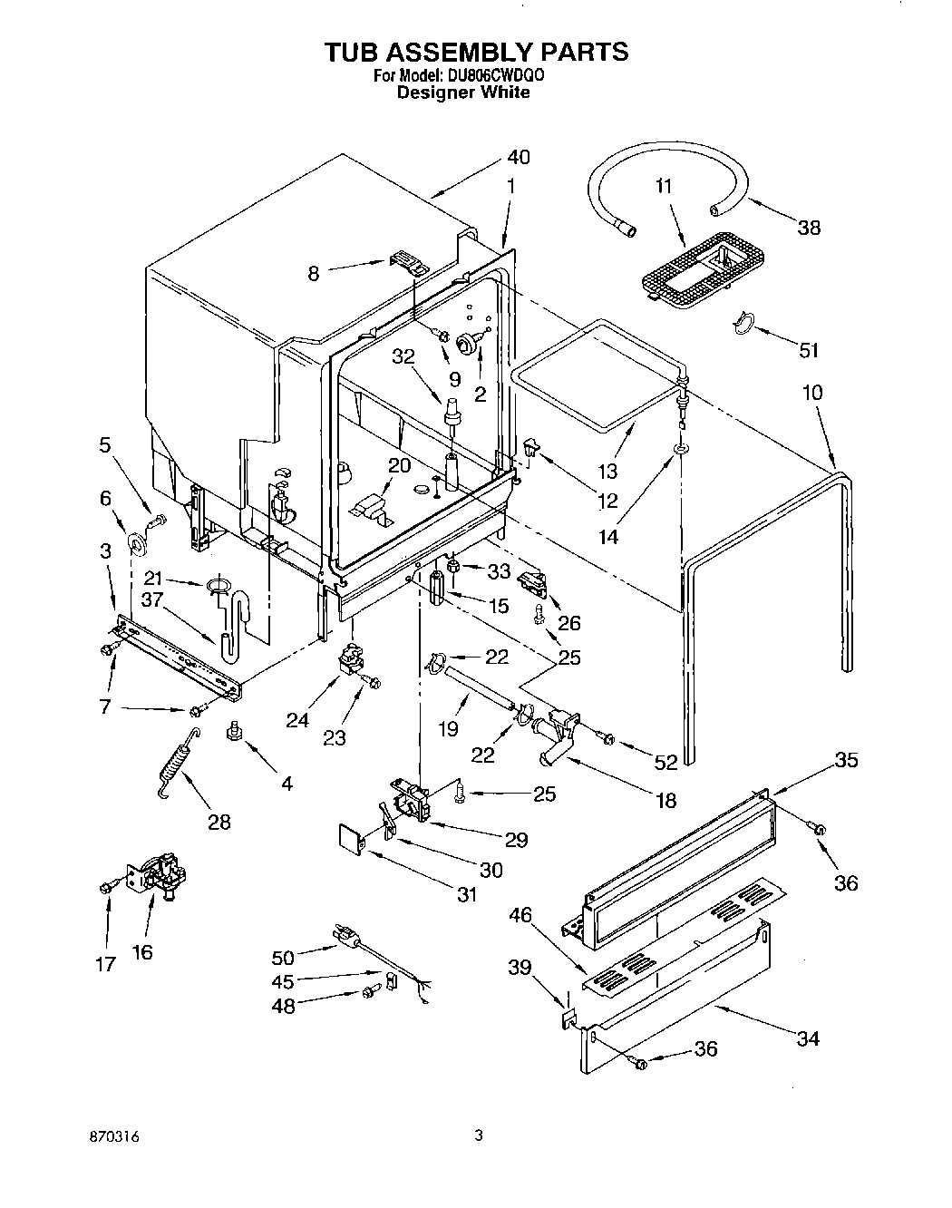 03 - TUB ASSEMBLY