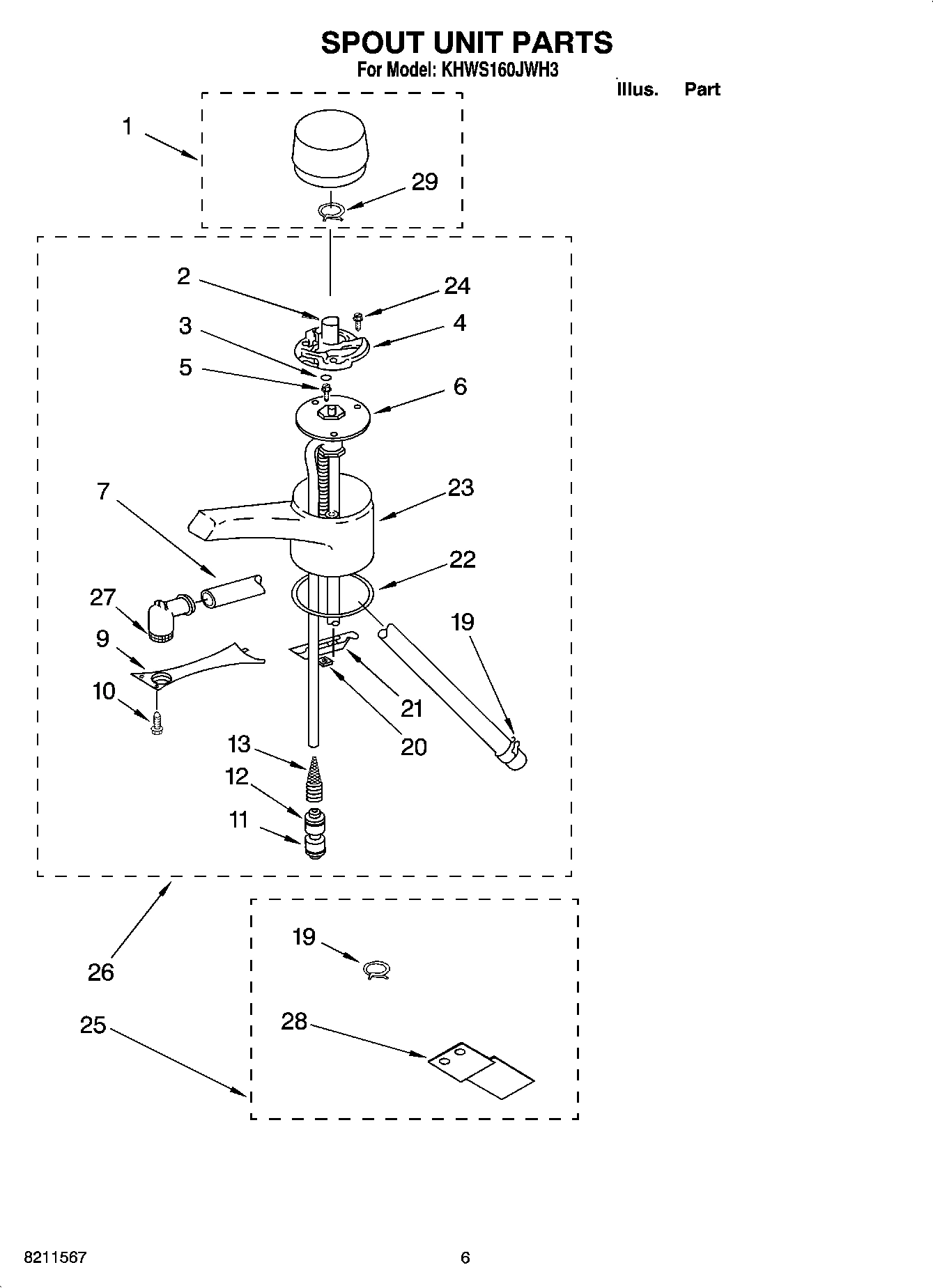 03 - SPOUT UNIT PARTS