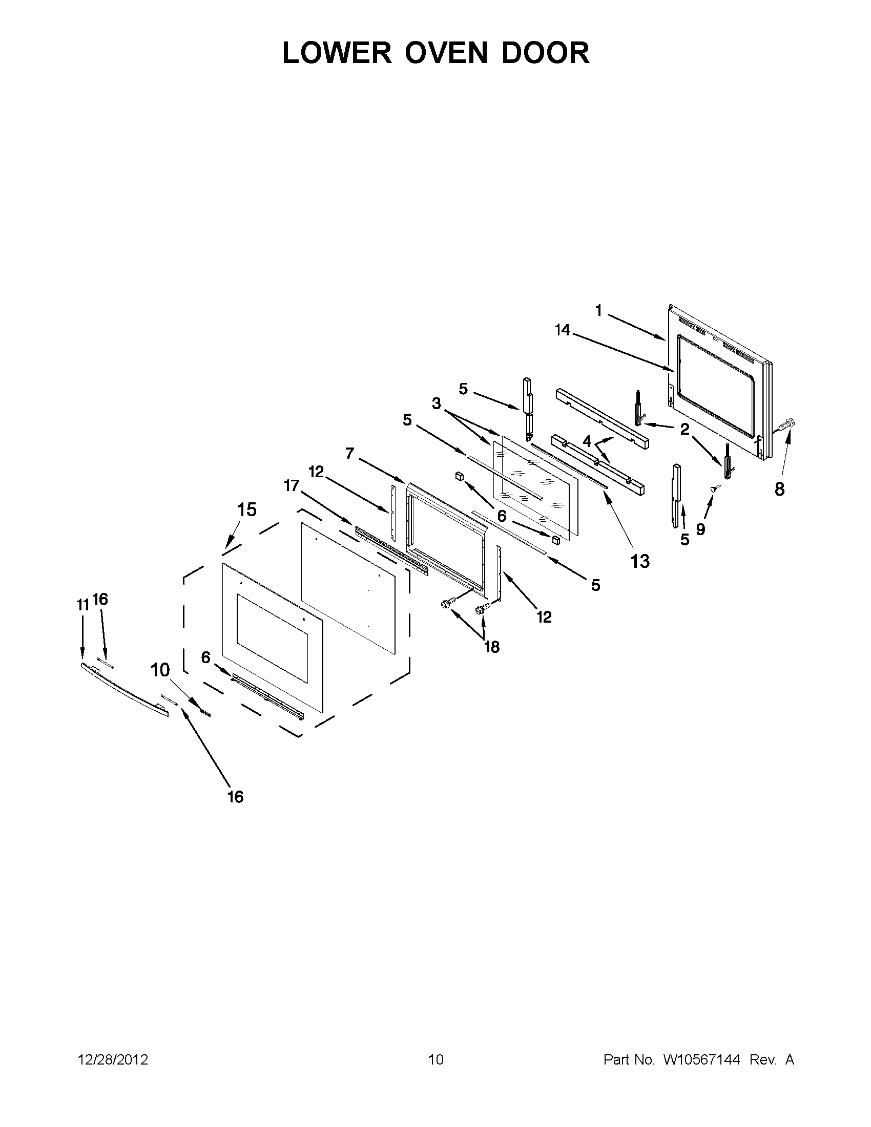 05 - LOWER OVEN DOOR