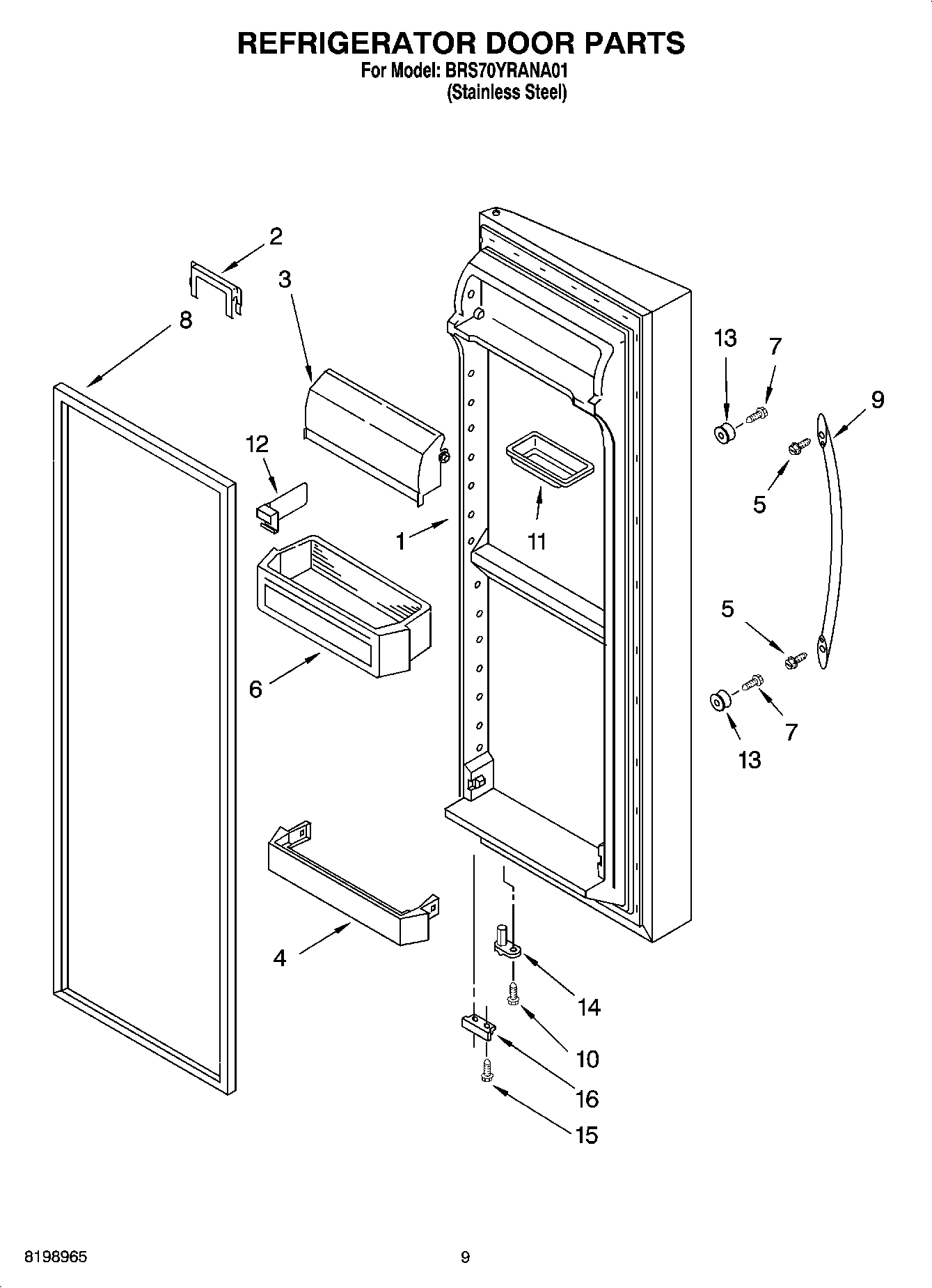 06 - REFRIGERATOR DOOR PARTS