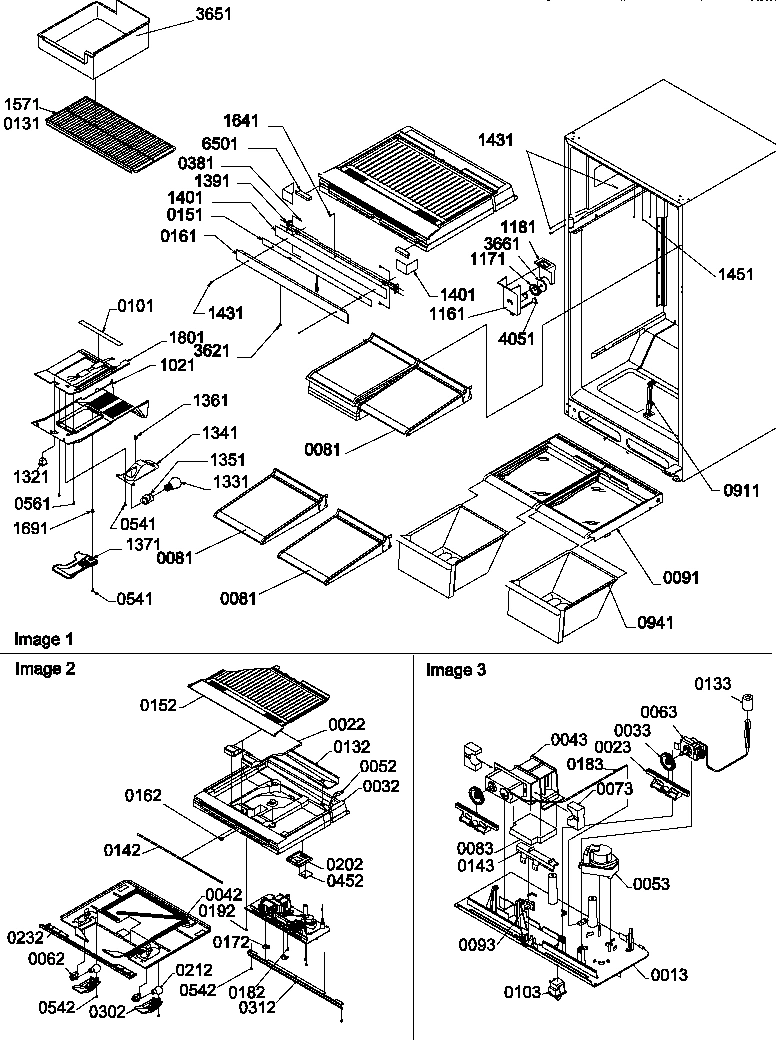06 - INTERIOR CABINET AND DRAIN BLOCK ASSY